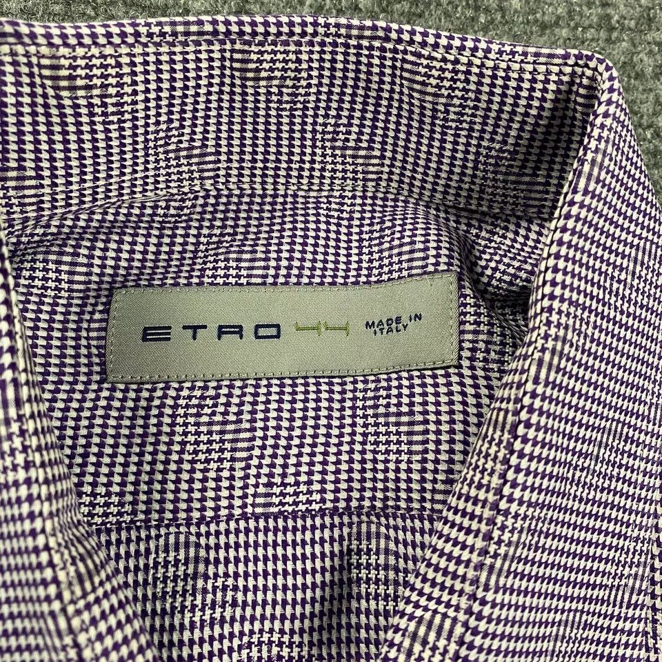 Etro Etro Shirt Mens 44 Button Up Casual Long Sleeve Adults Italy Size US S / EU 44-46 / 1 - 3 Thumbnail
