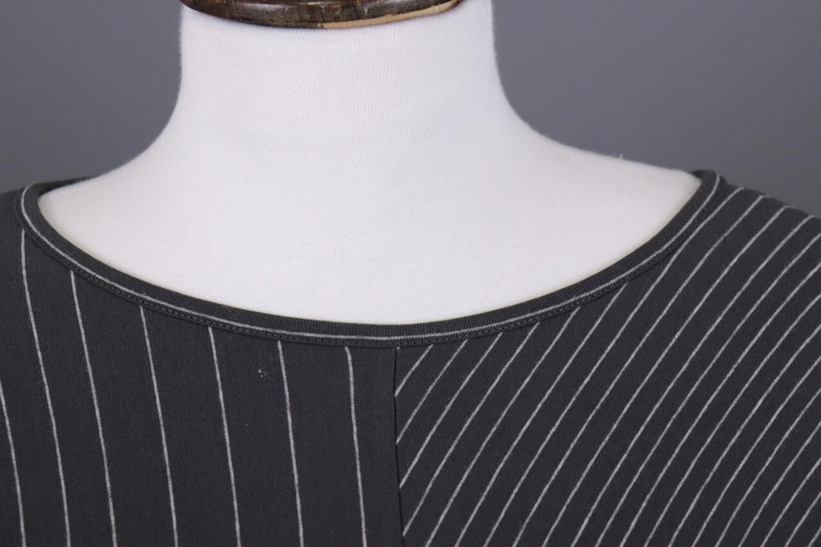 Oscar De La Renta Oska Brown Striped Relaxed Lagenlook Tunic Dress Size 2 Size XS / US 0-2 / IT 36-38 - 5 Thumbnail