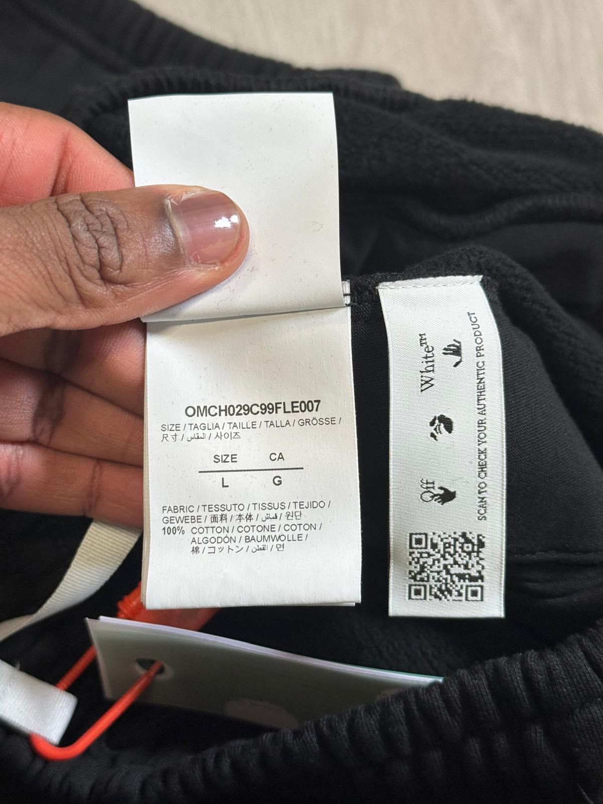 Off-White Off White Hand Logo Sweatpants Size US 34 / EU 50 - 5 Thumbnail