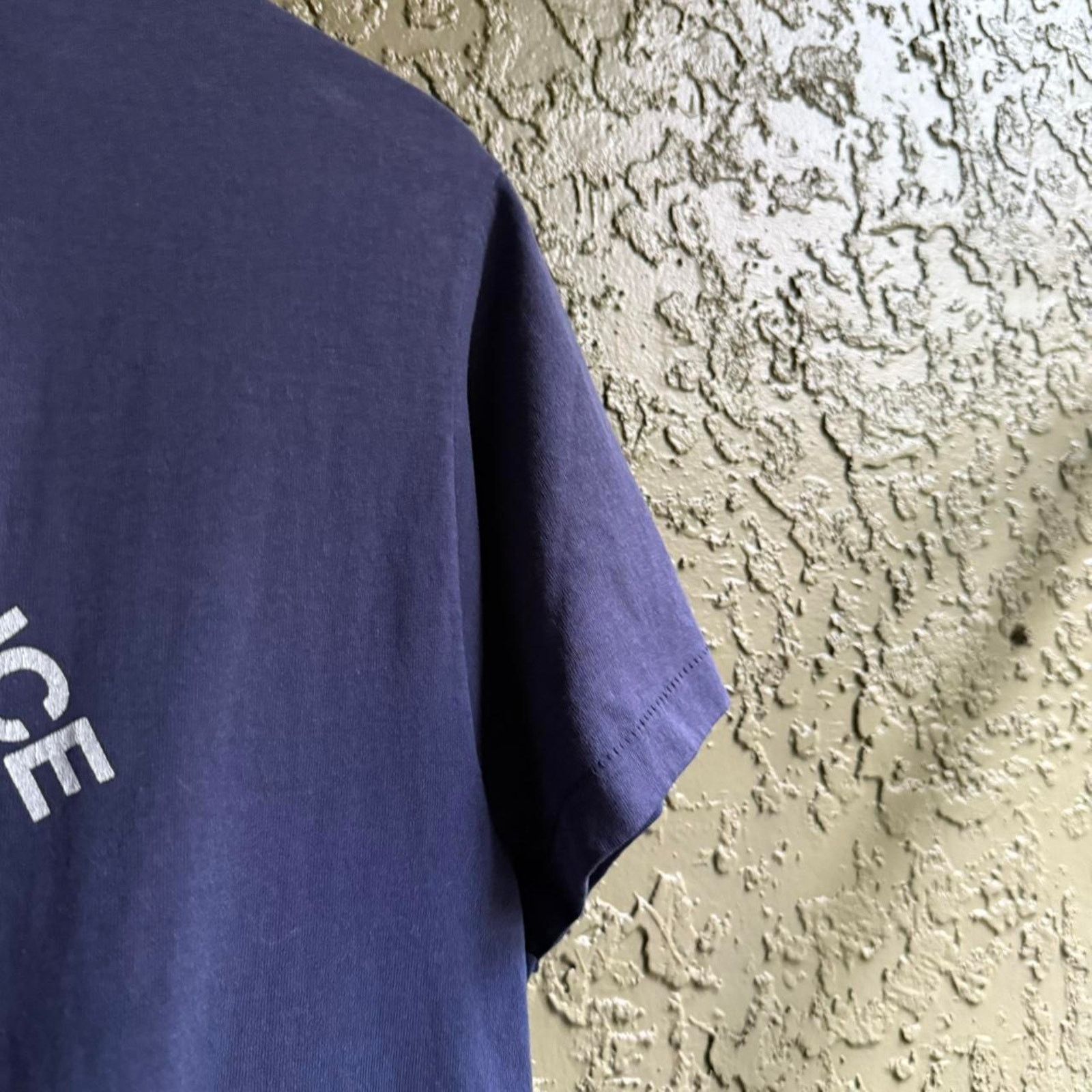 Vintage Vintage 80s Clearwater Police Volunteer Men's M Navy Tee Size US M / EU 48-50 / 2 - 5 Thumbnail