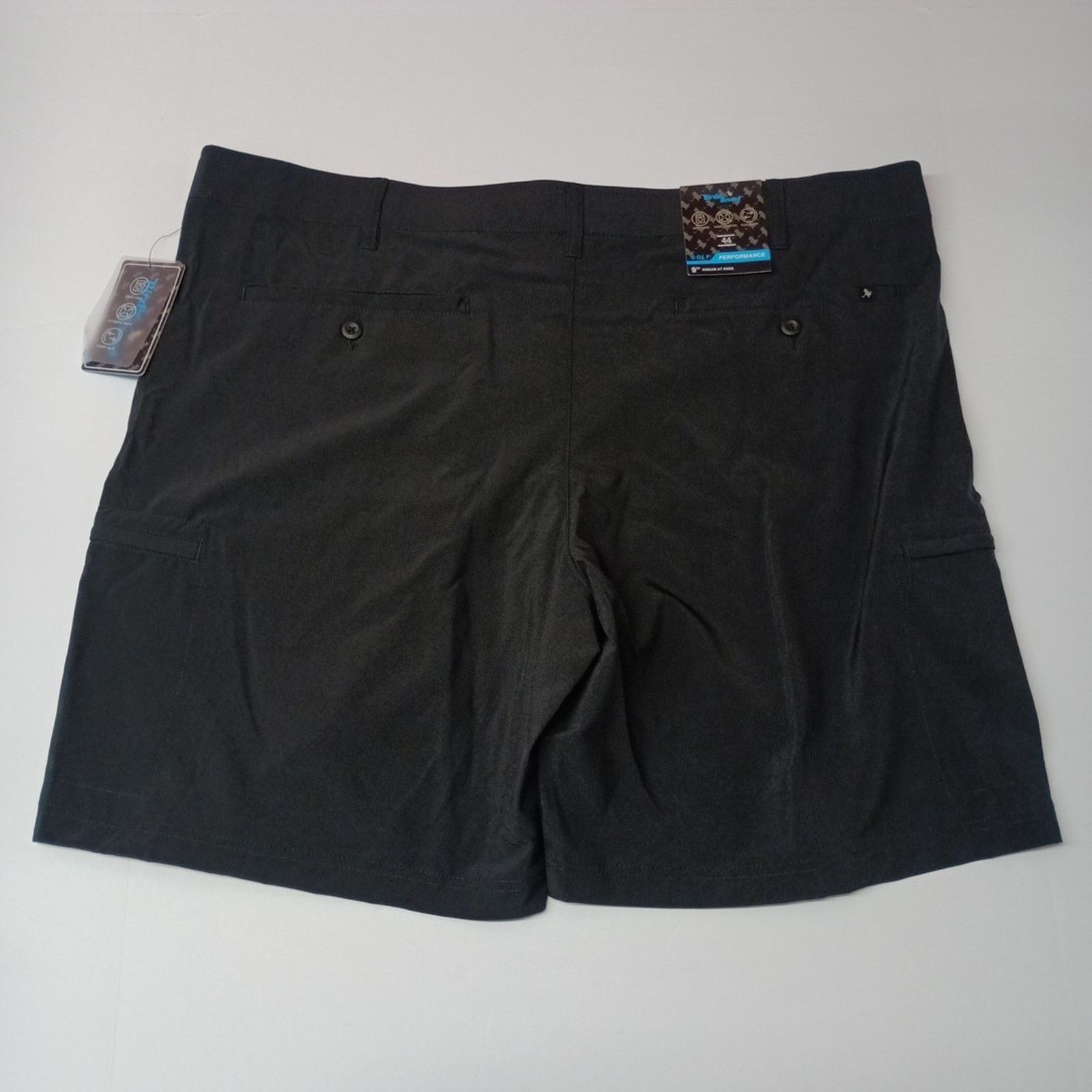 Other Birdie Bound Cargo Shorts Mens 44x9 Black Stretch Flex Waist Size US 44 / EU 60 - 5 Thumbnail