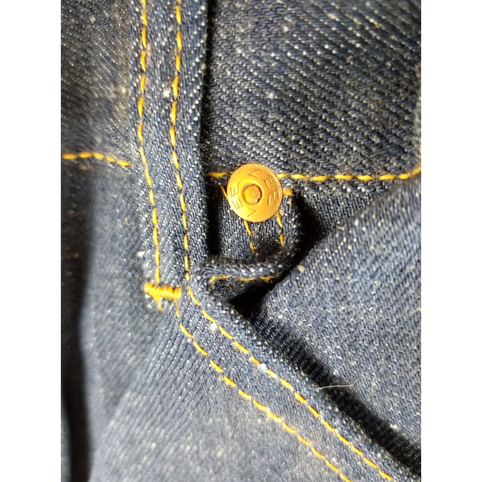 Lee VINTAGE DEADSTOCK 70' LEE TALON ZIPPER BOOTCUT DENIM JEANS PANTS SZ 34Mens Jeans Blue Bootcut 34 32 42 INCH Inside Outside Zipper Lee Talon Size US 34 / EU 50 - 6 Thumbnail