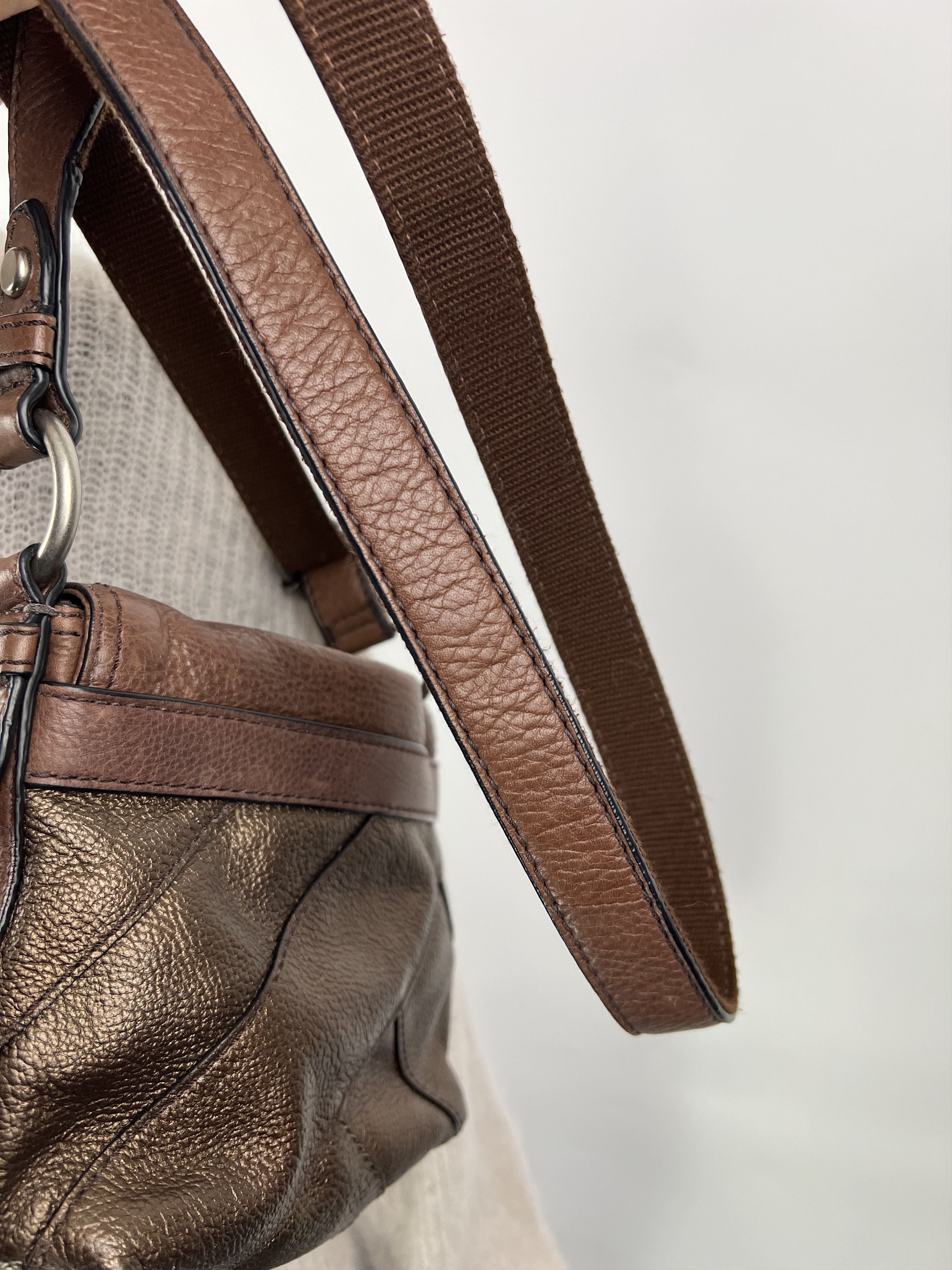 Fossil Fossil Brown Leather Crossbody Bag Size ONE SIZE - 6 Thumbnail
