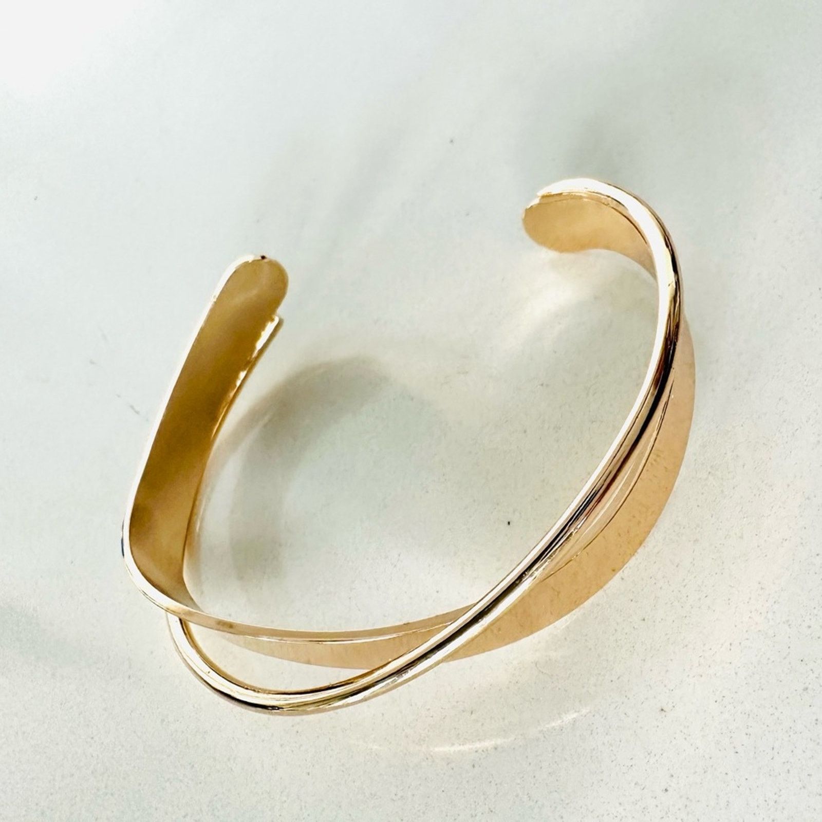 Nordstrom NEW NORDSTROM REVOLVE Slim Band Twisted Bracelet Bangle Cuff Size ONE SIZE - 7 Thumbnail
