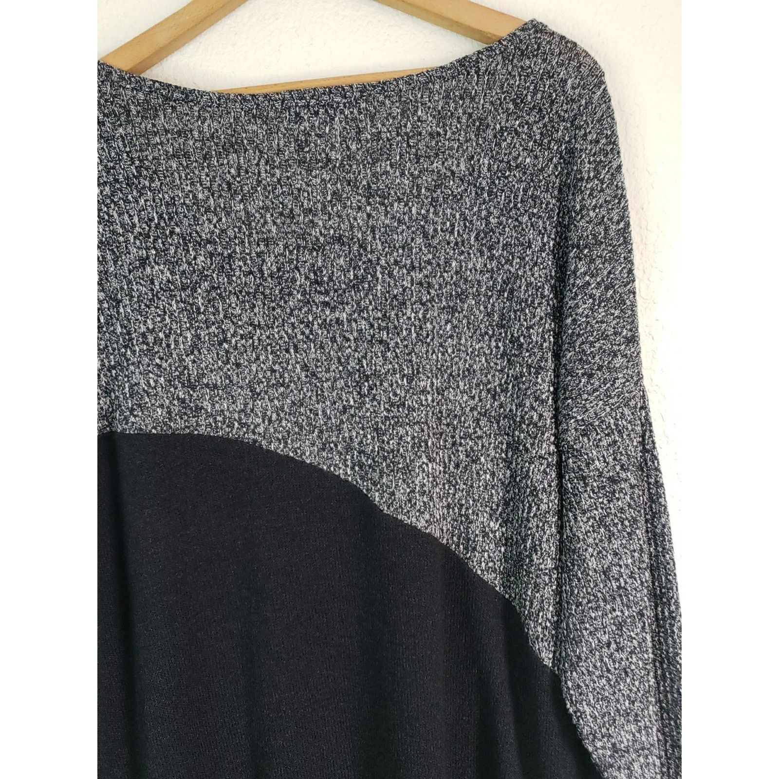Other Moa Moa Sweater Color Block Long Sleeve Top Size 2X Pullover Size XXL / US 16-18 / IT 52-54 - 13 Thumbnail