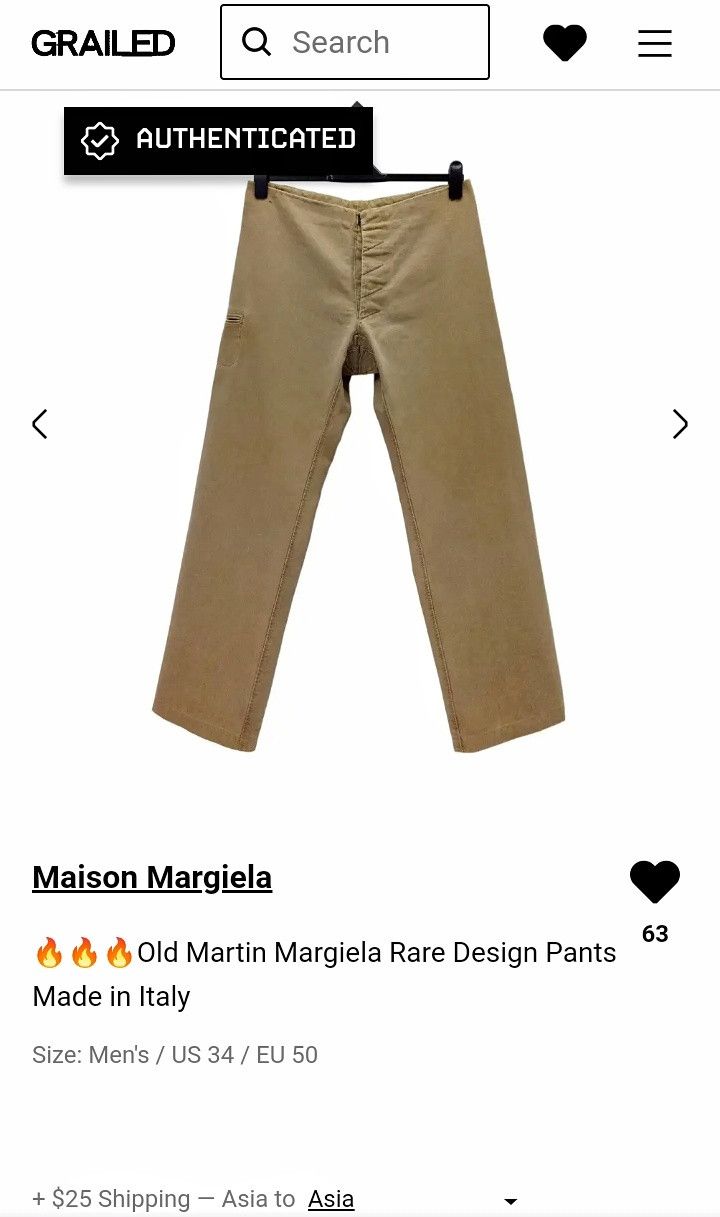 Maison Margiela 🔥🔥🔥Old Martin Margiela Rare Design Pants Made in Italy Size US 34 / EU 50 - 25 Thumbnail