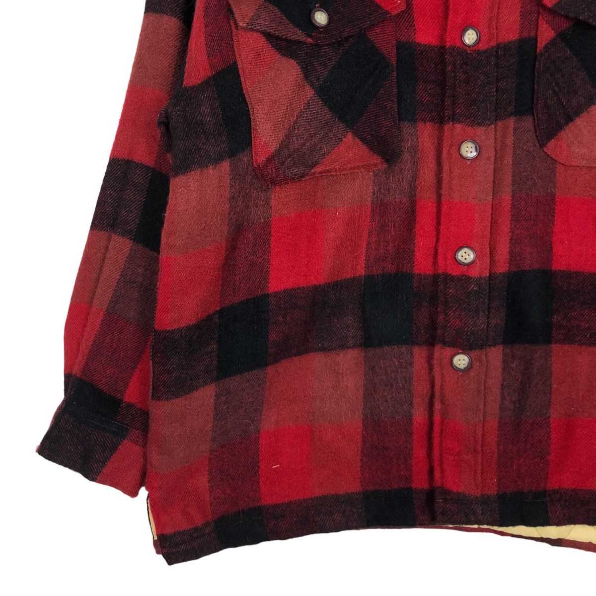 Japanese Brand 🔥Vintage Alaskan Woodman Shirt Jacket Wool Tartan Design Size US M / EU 48-50 / 2 - 4 Thumbnail