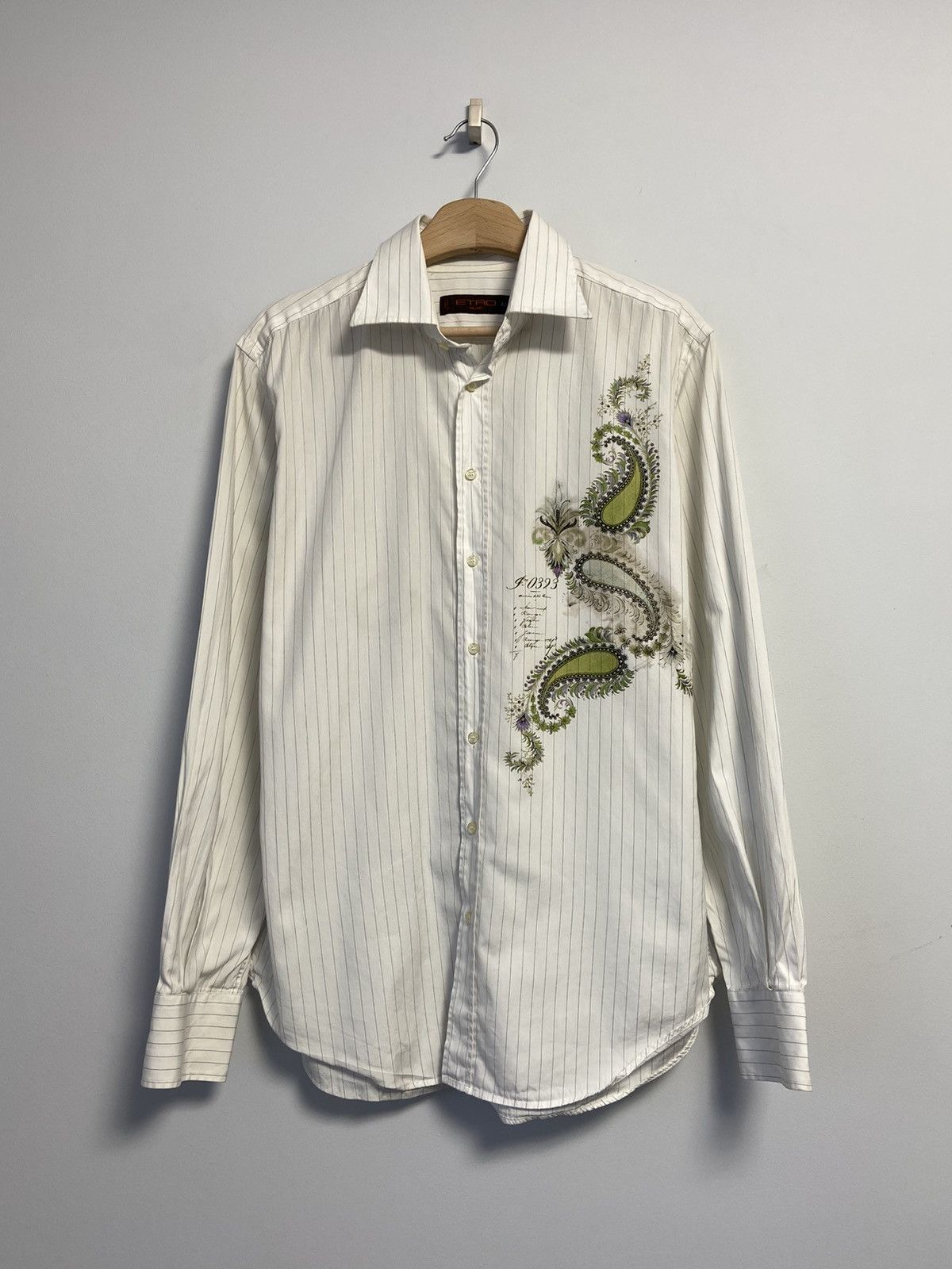 Etro Etro Milano Button up logo Size US L / EU 52-54 / 3 - 1 Thumbnail
