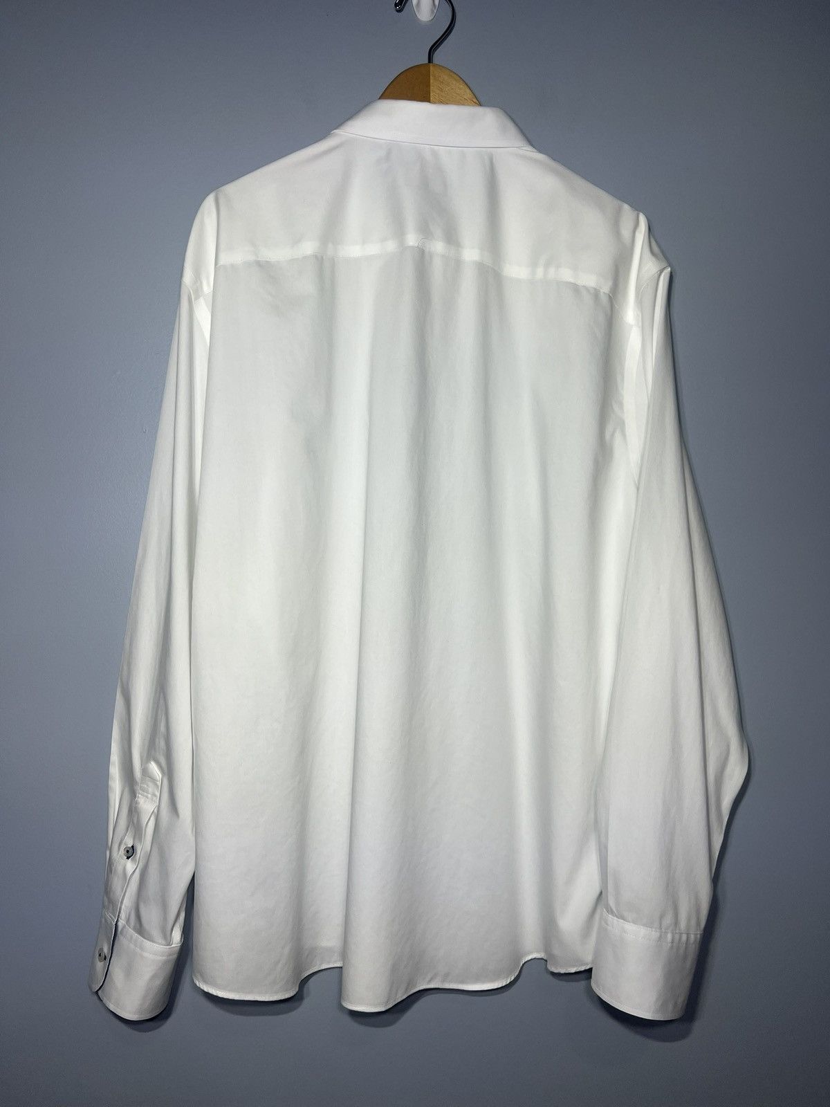 UNTUCKit UNTUCKit Shirt 3XL White Wrinkle Free Flip Cuff Las Cases Size US XXL / EU 58 / 5 - 4 Thumbnail
