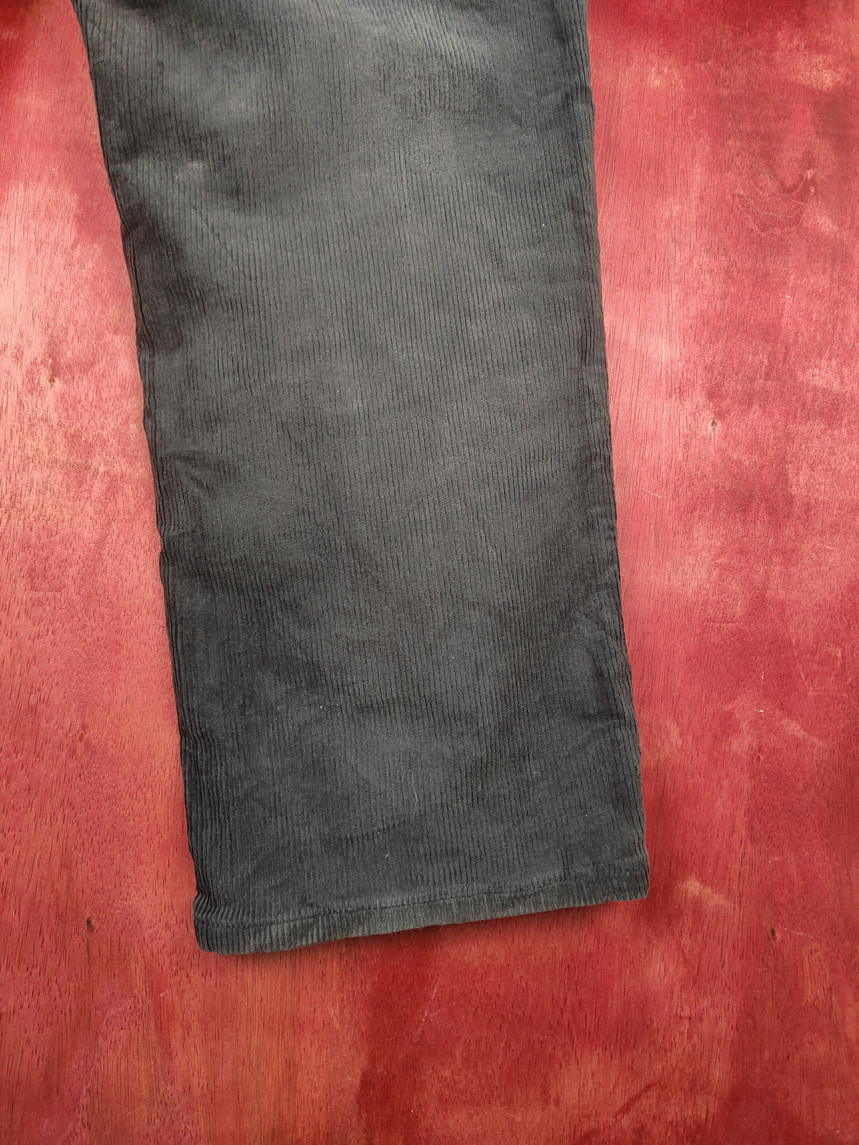 Uniqlo Uniqlo vintage japan Dark Blue Corduroy Pants #S1383 Size US 35 - 11 Thumbnail