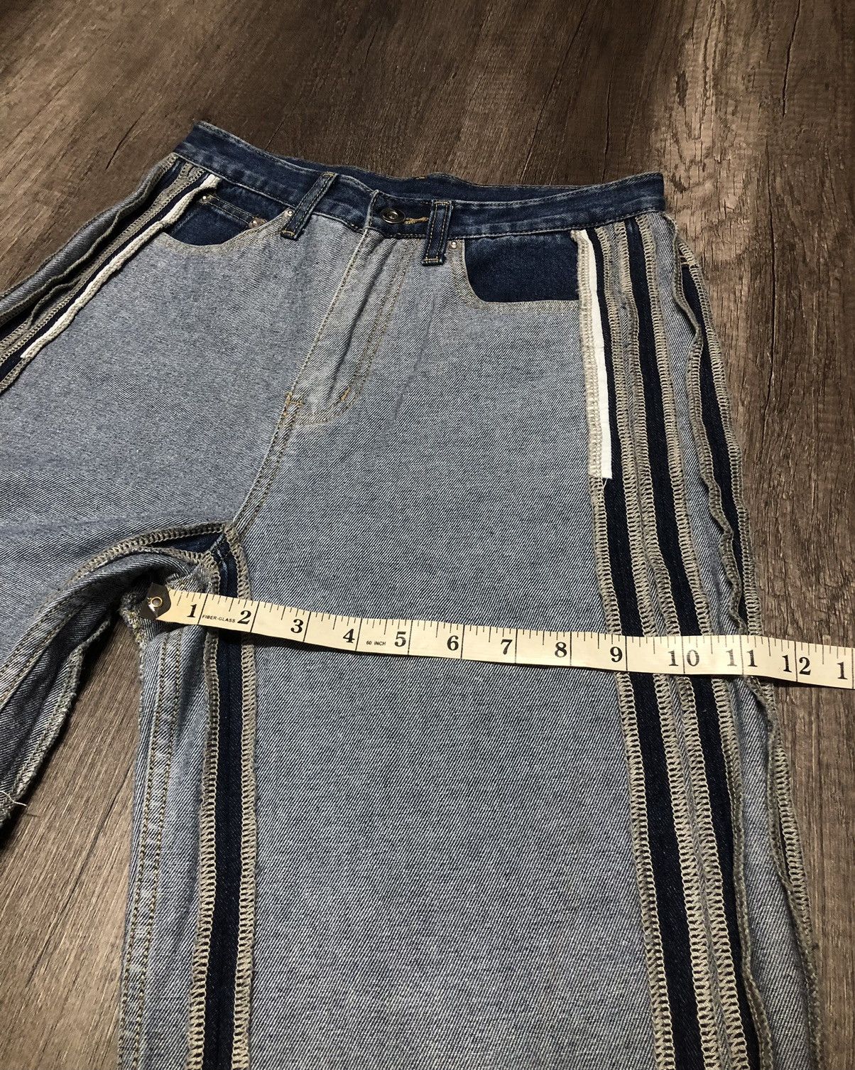 Japanese Brand me+em select Jeans Rare Design (unisex) Size US 28 / EU 44 - 8 Thumbnail