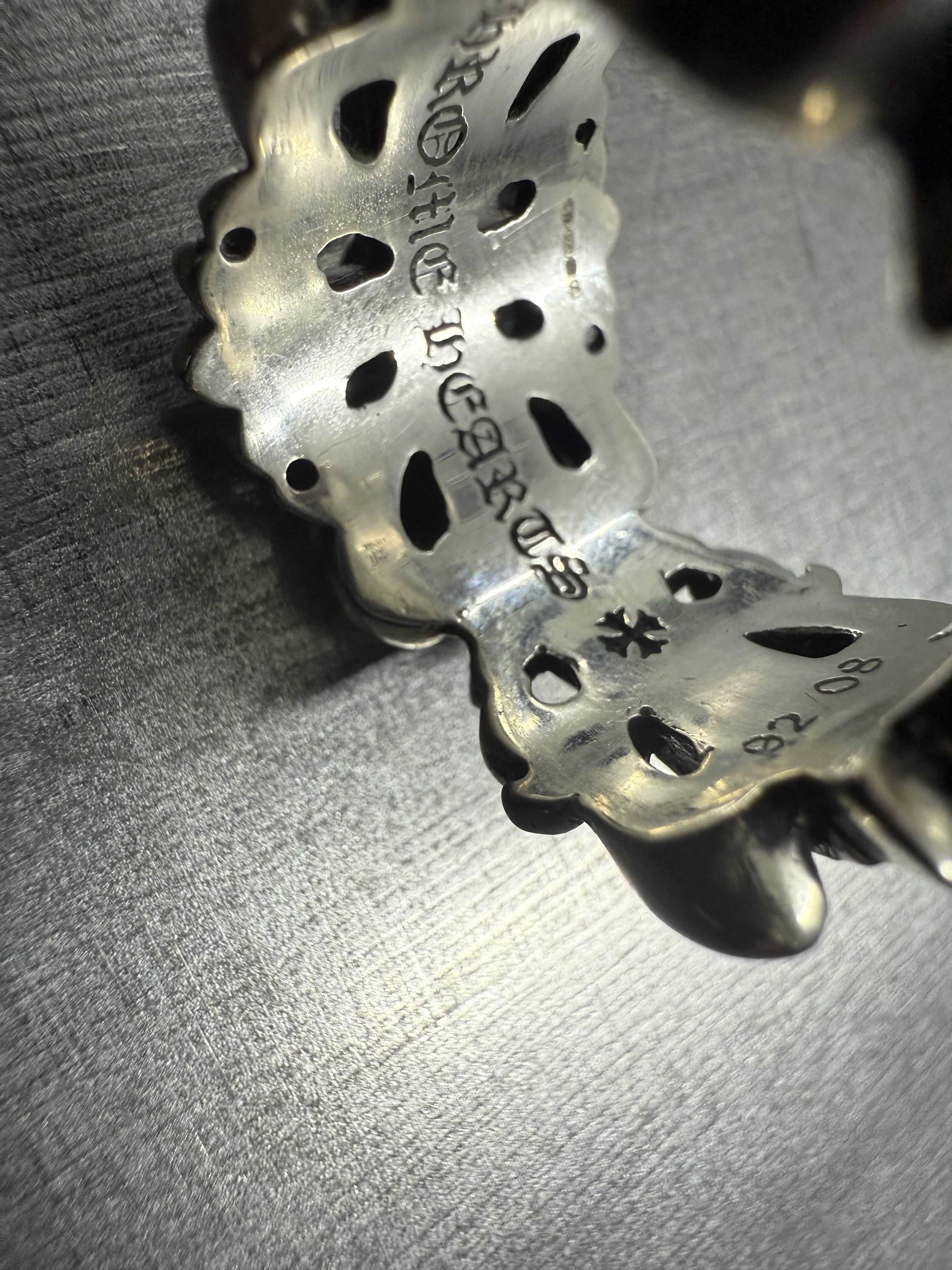 Chrome Hearts CHROME HEARTS SILVER DOUBLE FLORAL CROSS RING Size ONE SIZE - 8 Thumbnail