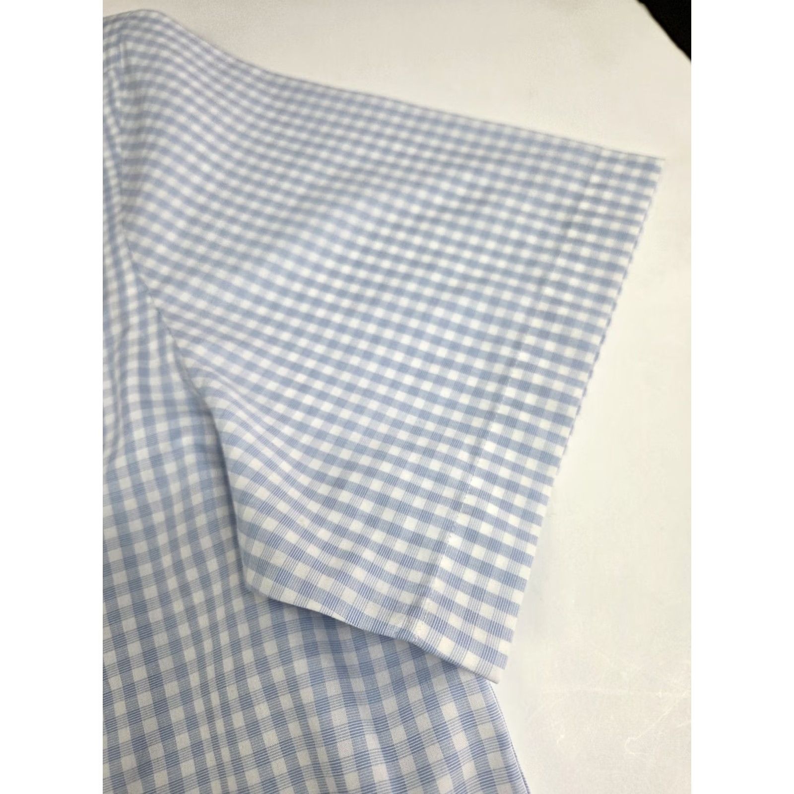 Charles Tyrwhitt Charles Tyrwhitt Men's Short Sleeve Classic Fit No Iron Shirt 18 Blue/White Check Casual Formal Business Shirt Size 18 Mens Size US XXL / EU 58 / 5 - 7 Thumbnail