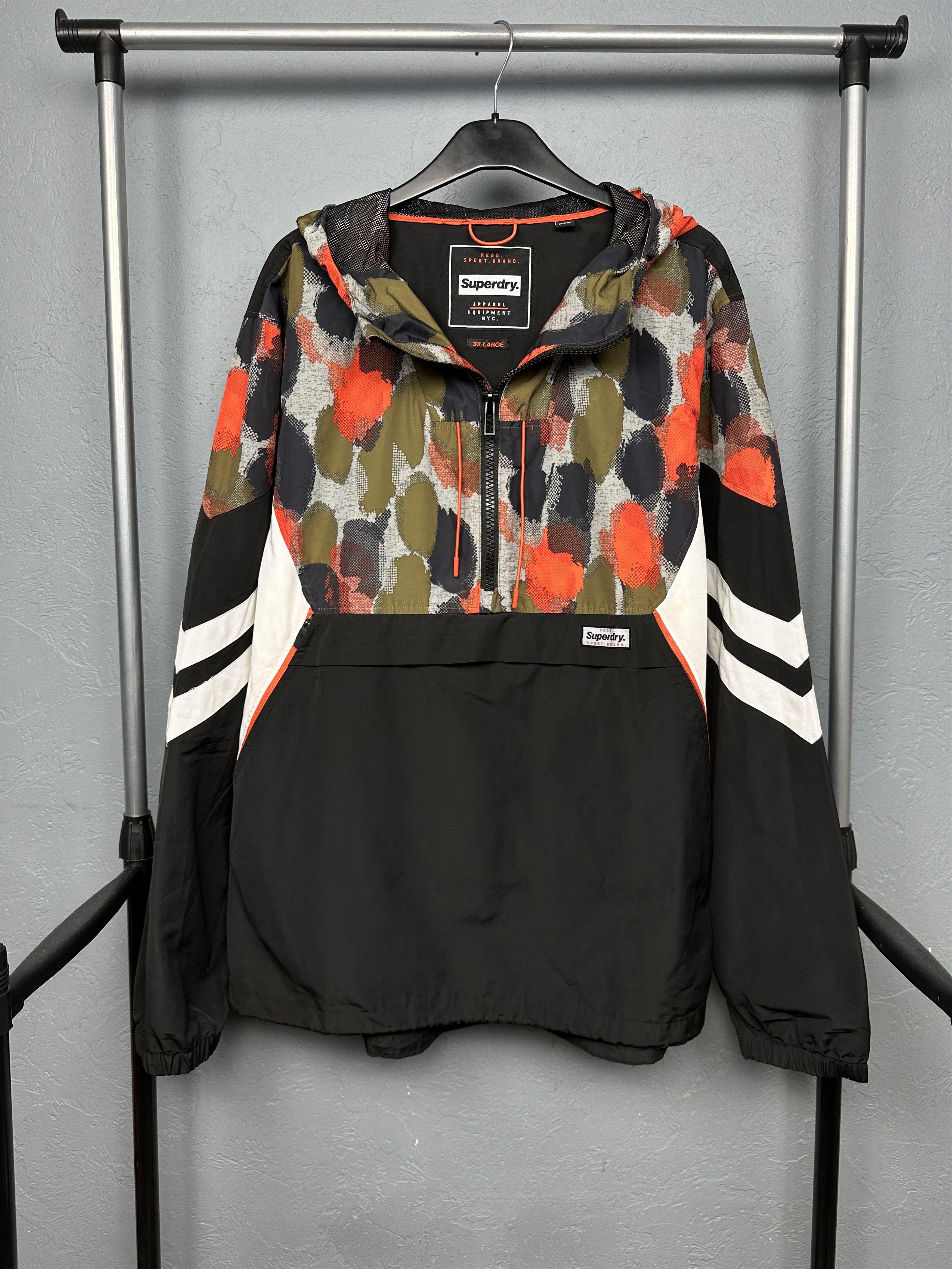 Superdry Superdry Mens Anorak Windbreaker Jacket Size US XXL / EU 58 / 5 - 1 Thumbnail