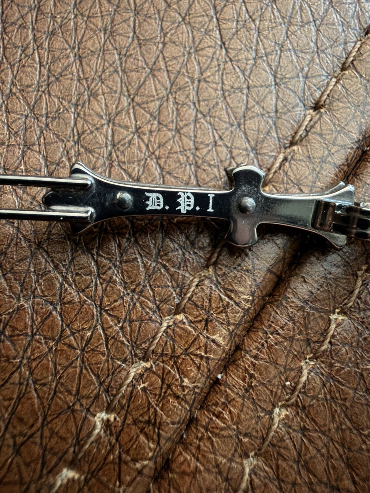 Chrome Hearts Chrome Hearts Drag Pipe I D.P.I Cross Engraved Sunglasses Size ONE SIZE - 13 Thumbnail