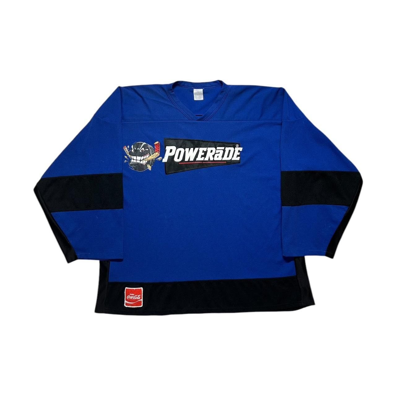 Coca Cola × NHL × Vintage Vintage Powerade Hockey Rare Jersey Size US XL / EU 56 / 4 - 1 Thumbnail