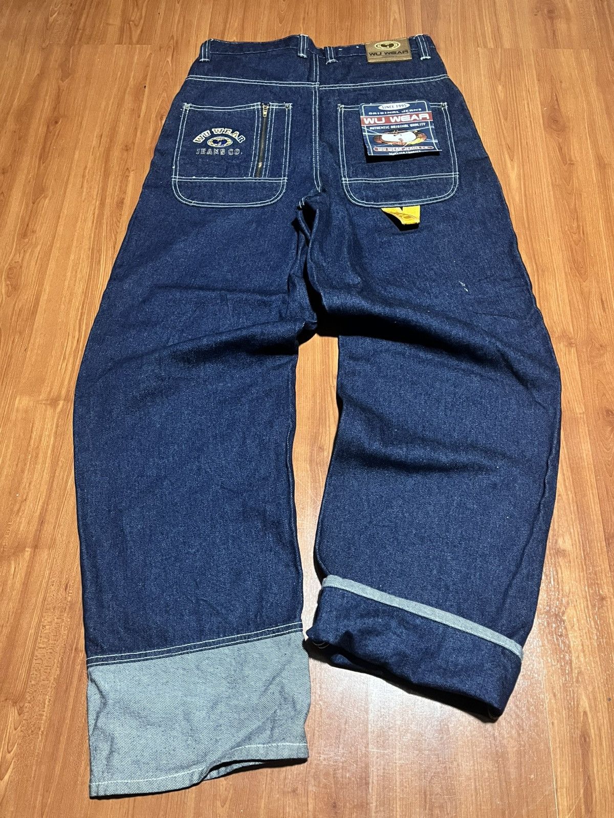 Wu-Tang Clan Vintage Rare Wu-wear Y2K carpenter jeans Size US 33 - 16 Thumbnail