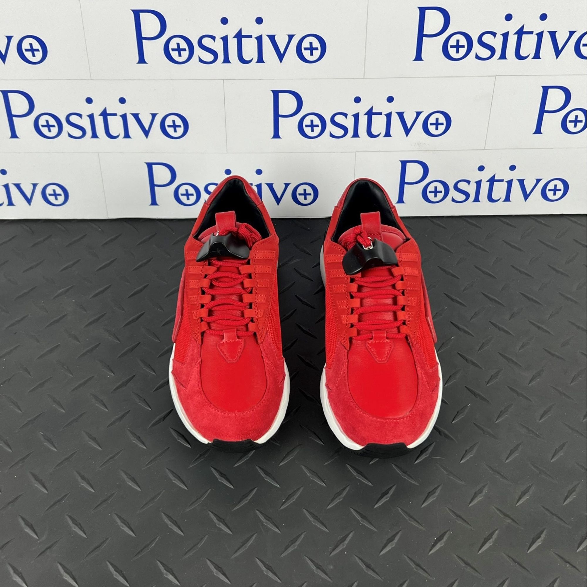 Buscemi Buscemi Run 2 Red Suede Low Top Sneakers US 7 SAMPLE Size US 7 / IT 37 - 3 Thumbnail
