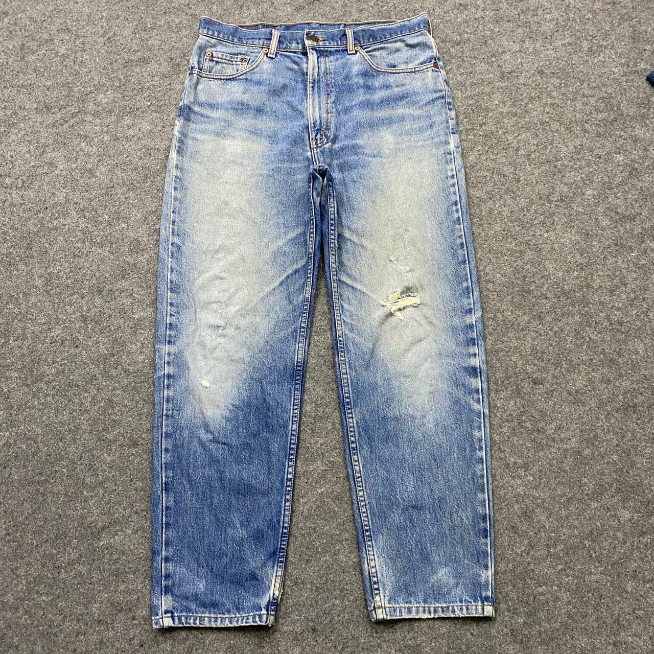 Levi's 💥Vintage 90s Levis Distressed Denim Kurt Cobain Style Size US 34 / EU 50 - 1 Thumbnail