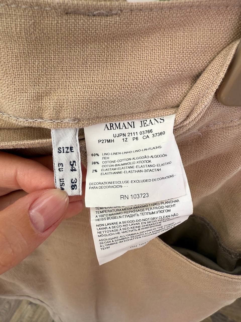 Armani Vintage Armani Jeans 90s pants Size US 36 / EU 52 - 8 Thumbnail