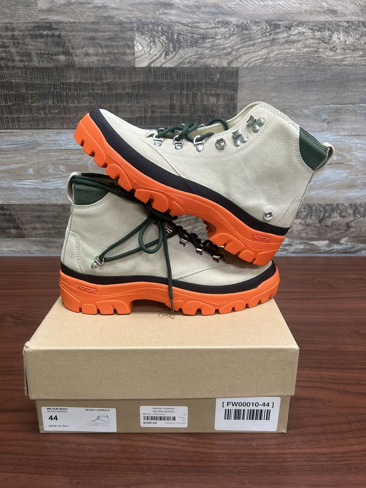 image of Reese Cooper Wilson Boots Size 44 in Orange, Men's