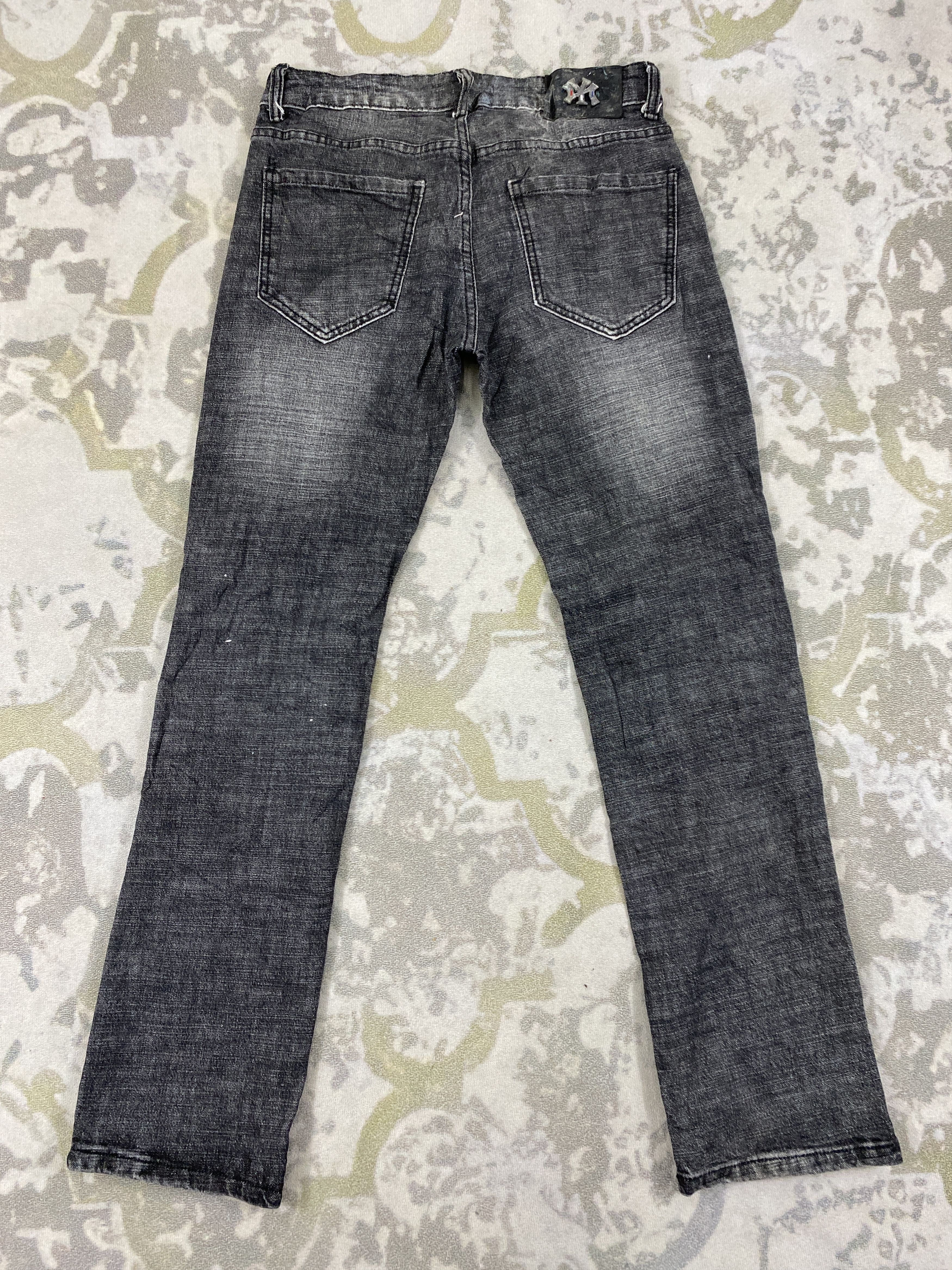 Hysteric Glamour Vintage New York Distressed Black Jeans 31x30 Denim- JN3811 Size US 31 - 2 Thumbnail