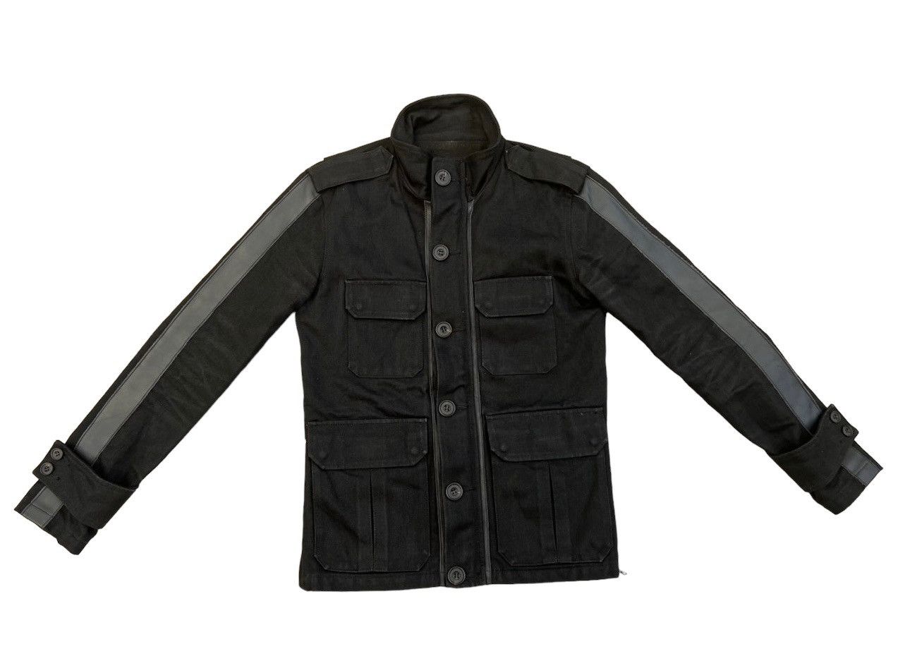 junhashimoto Jun Hashimoto Macknight Hybrid Black Denim Jacket Size US M / EU 48-50 / 2 - 1 Thumbnail