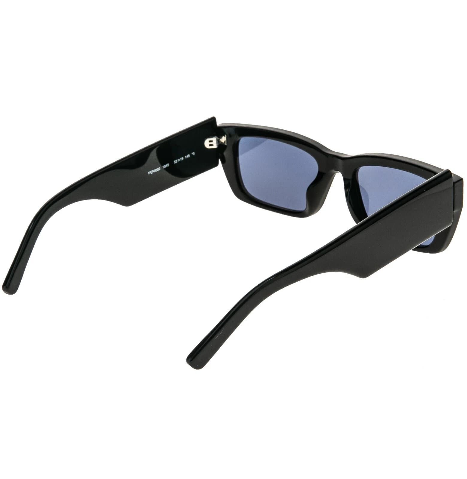 Palm Angels PALM ANGELS PERI002 002 PALM Black Blue Geometric Sunglass Size ONE SIZE - 9 Thumbnail