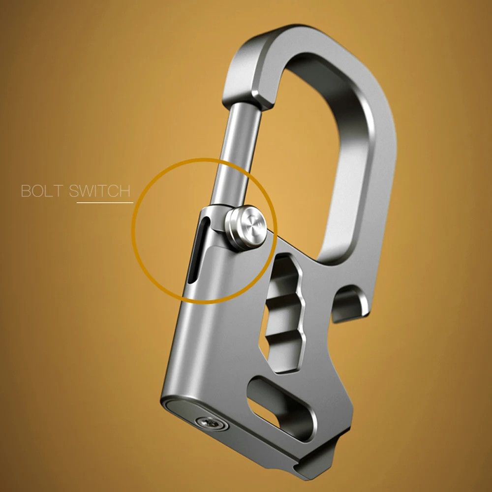 Other Titanium Belt Buckle Key Ring EDC Keychain Bottle Opener Size ONE SIZE - 6 Thumbnail