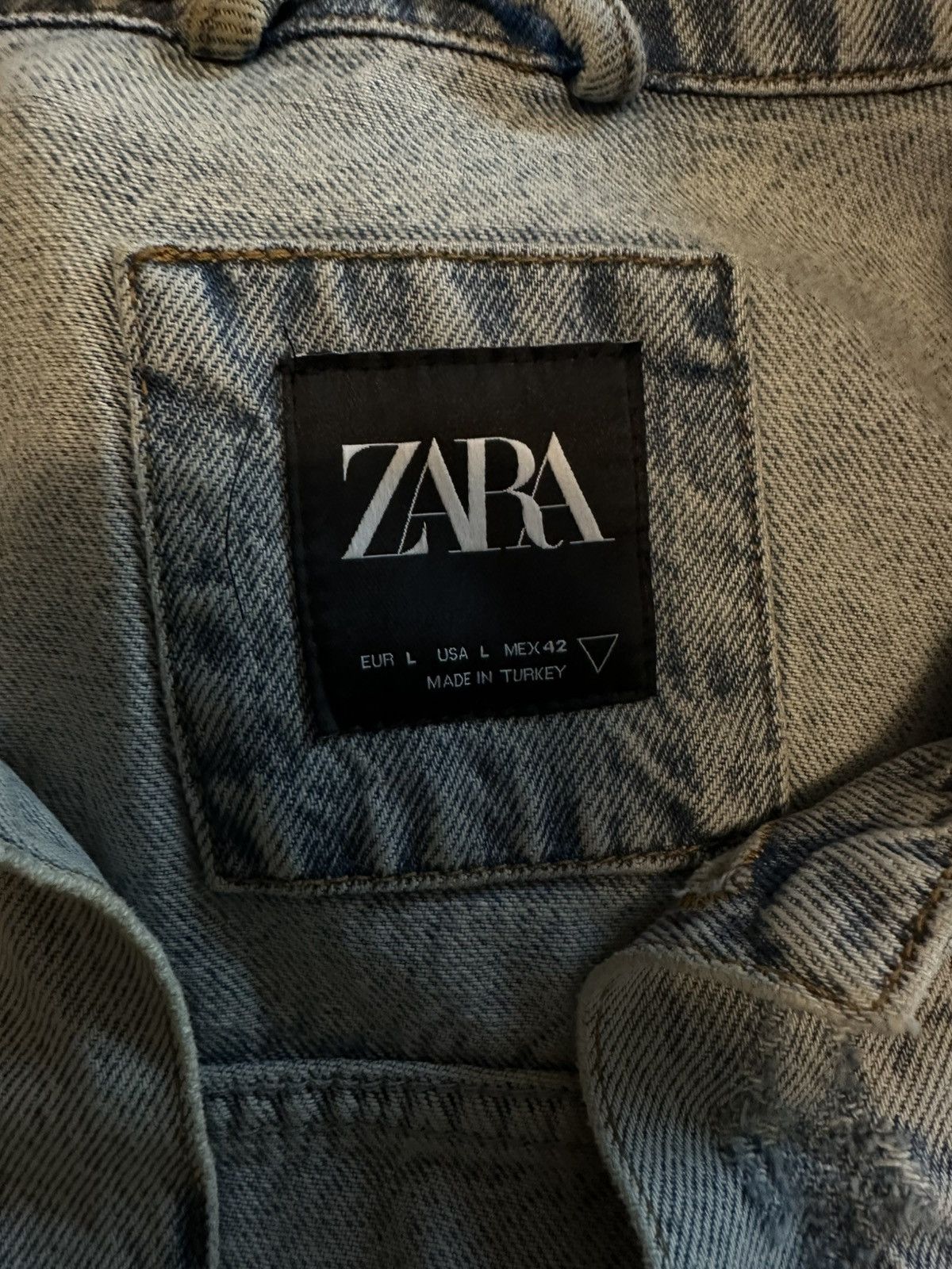 Vintage × Zara Vintage Zara Denim Jacket Size US L / EU 52-54 / 3 - 3 Thumbnail