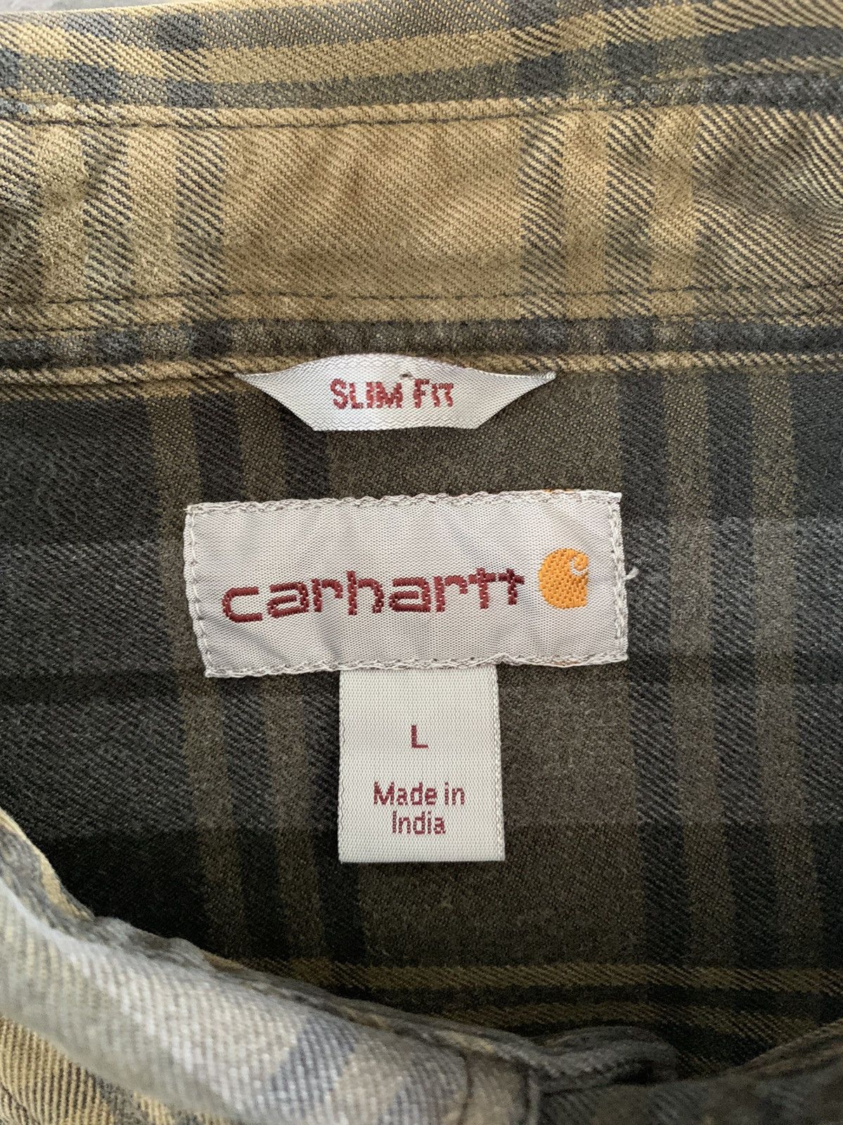 Carhartt × Vintage Vintage Carhartt EMEA Hubbard Plaid Shirt Size US L / EU 52-54 / 3 - 7 Thumbnail