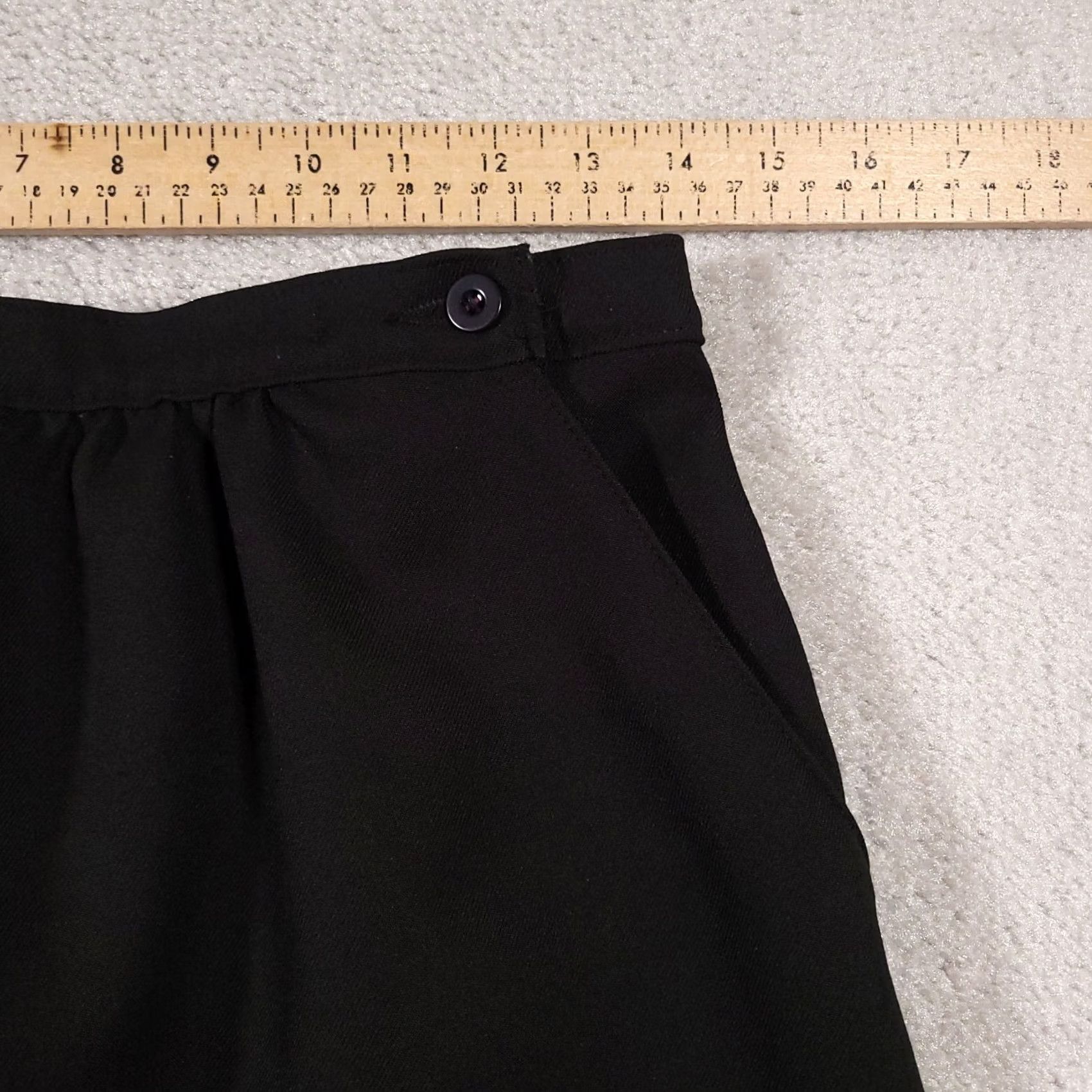 Vintage VINTAGE JC Penny Skirt Women's 14 Black Pockets 80s 90s Made In USA Size 36" / US 14 / IT 50 - 6 Thumbnail