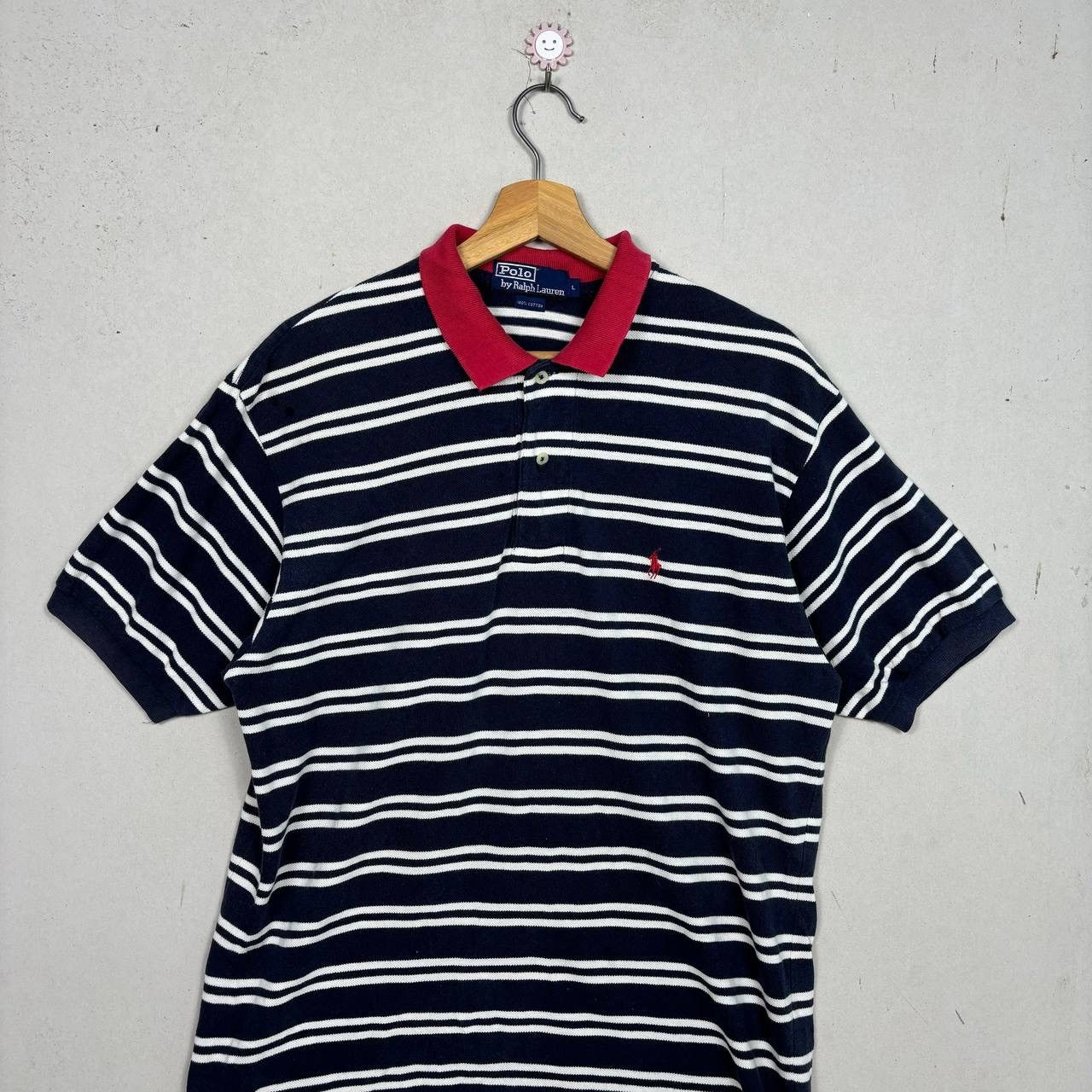 Polo Ralph Lauren VTG Polo Ralph Lauren Striped Shirt L 90s Blue Tag Mint Size US L / EU 52-54 / 3 - 3 Thumbnail
