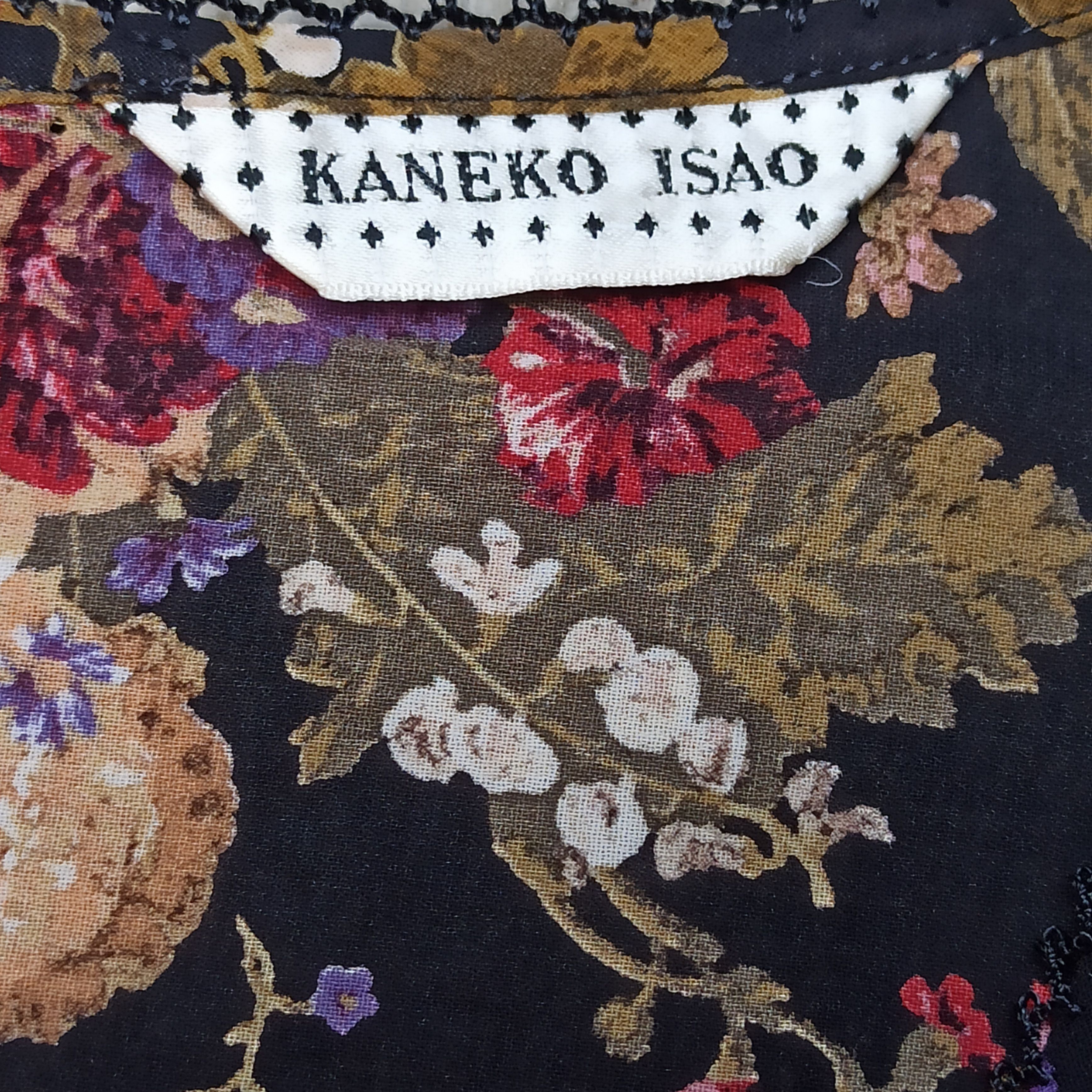 Japanese Brand × Kaneko Isao sleeveless floral blouse kaneko isao Size M / US 6-8 / IT 42-44 - 5 Thumbnail