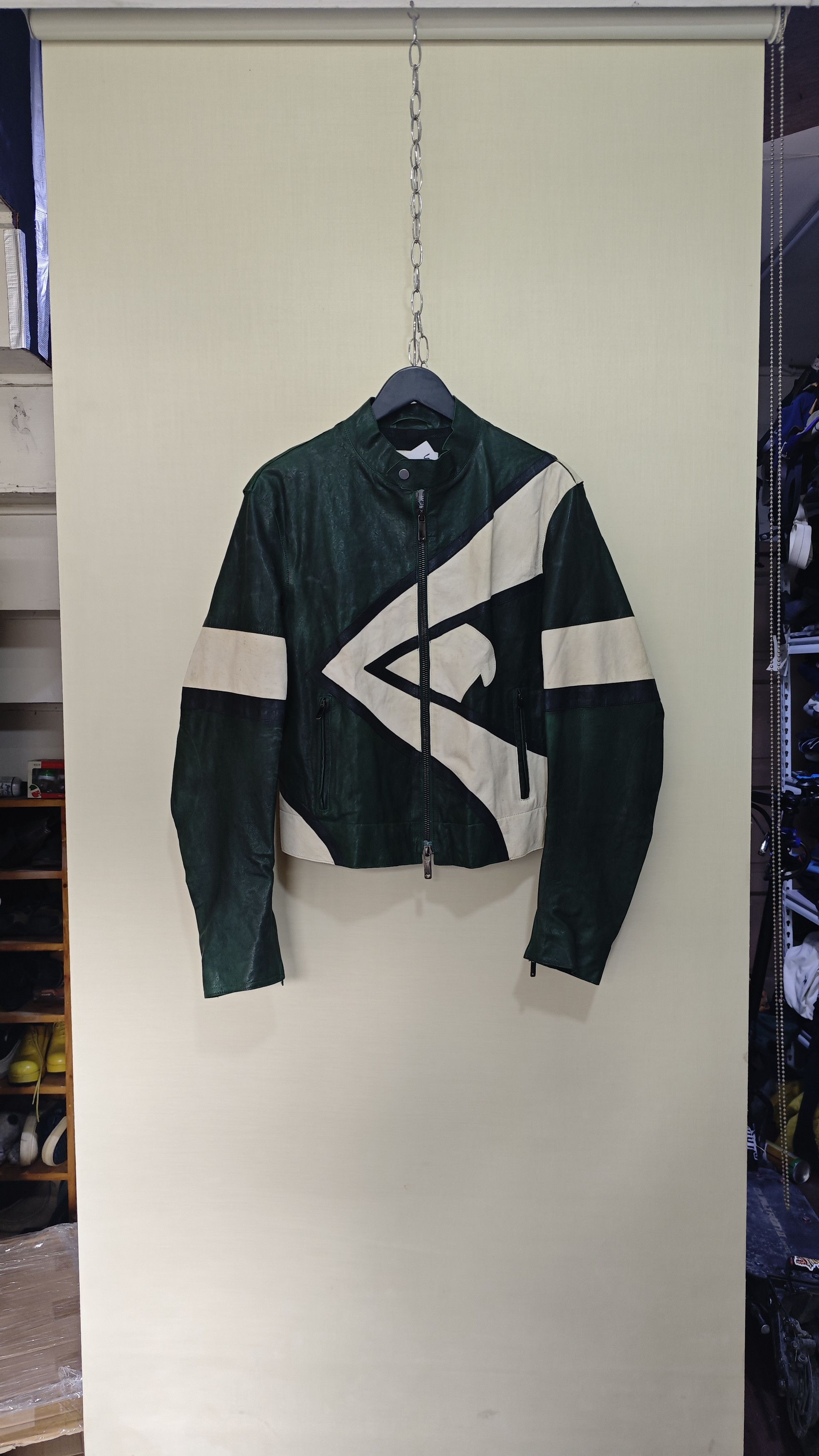 Emporio Armani × Giorgio Armani Spring/Summer 2005 Girogio Armani Archival Leather Jacket Size US M / EU 48-50 / 2 - 3 Thumbnail