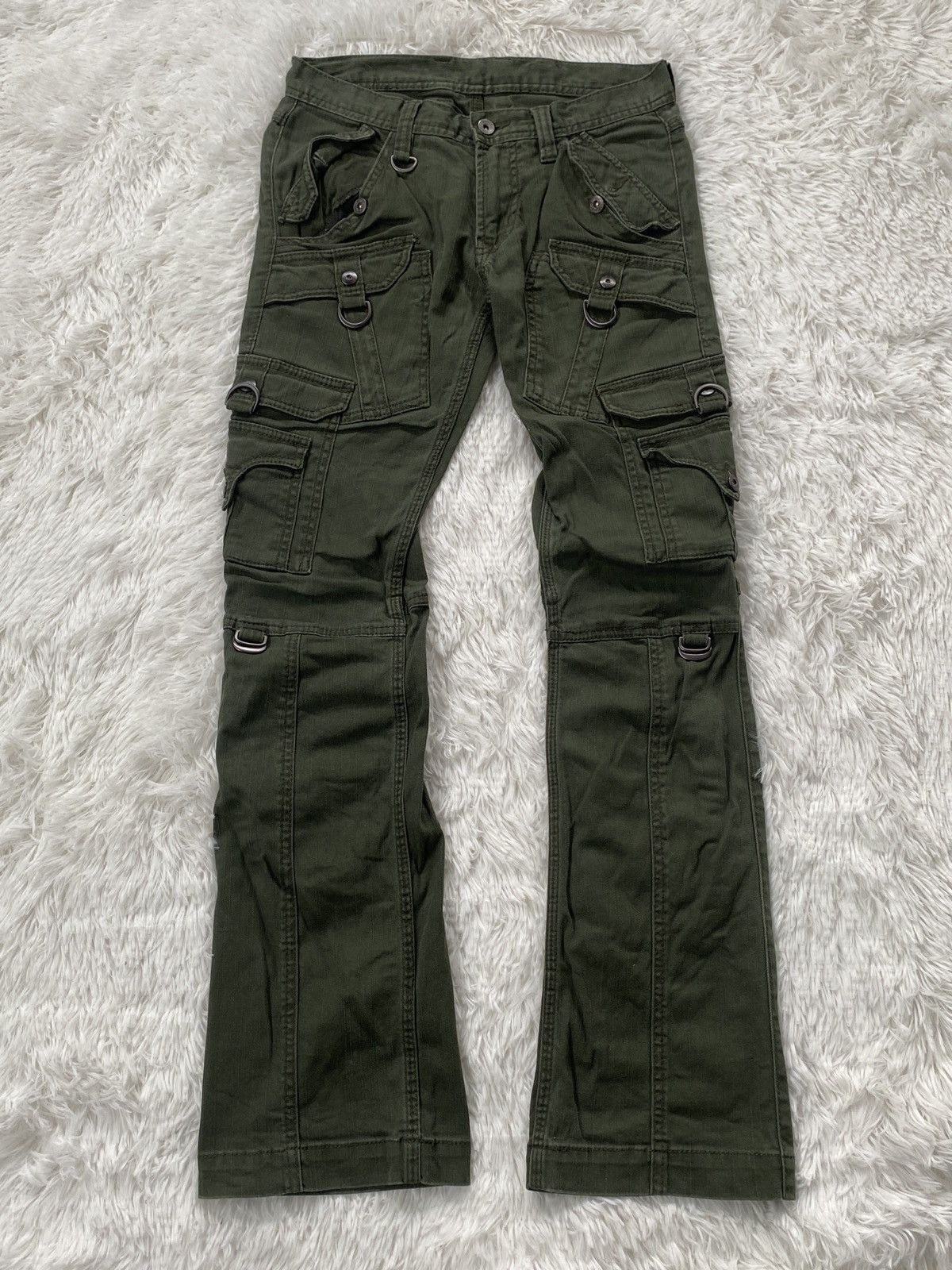 Nicole Club 🔥RARE🔥Hideaways By Nicole Club BOOTCUT multipocket cargo Size US 30 / EU 46 - 3 Thumbnail