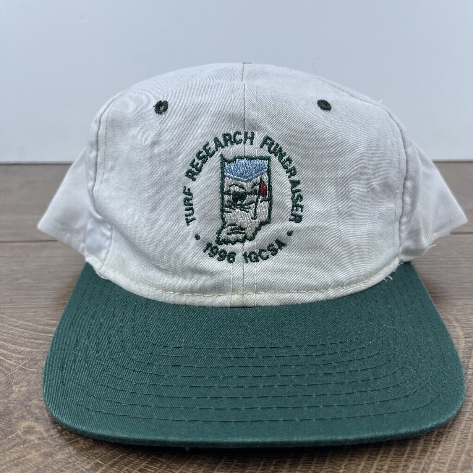 Other Turf Research Fundraiser Hat IGCSA White Adjustable Hat Whit Size ONE SIZE - 2 Thumbnail