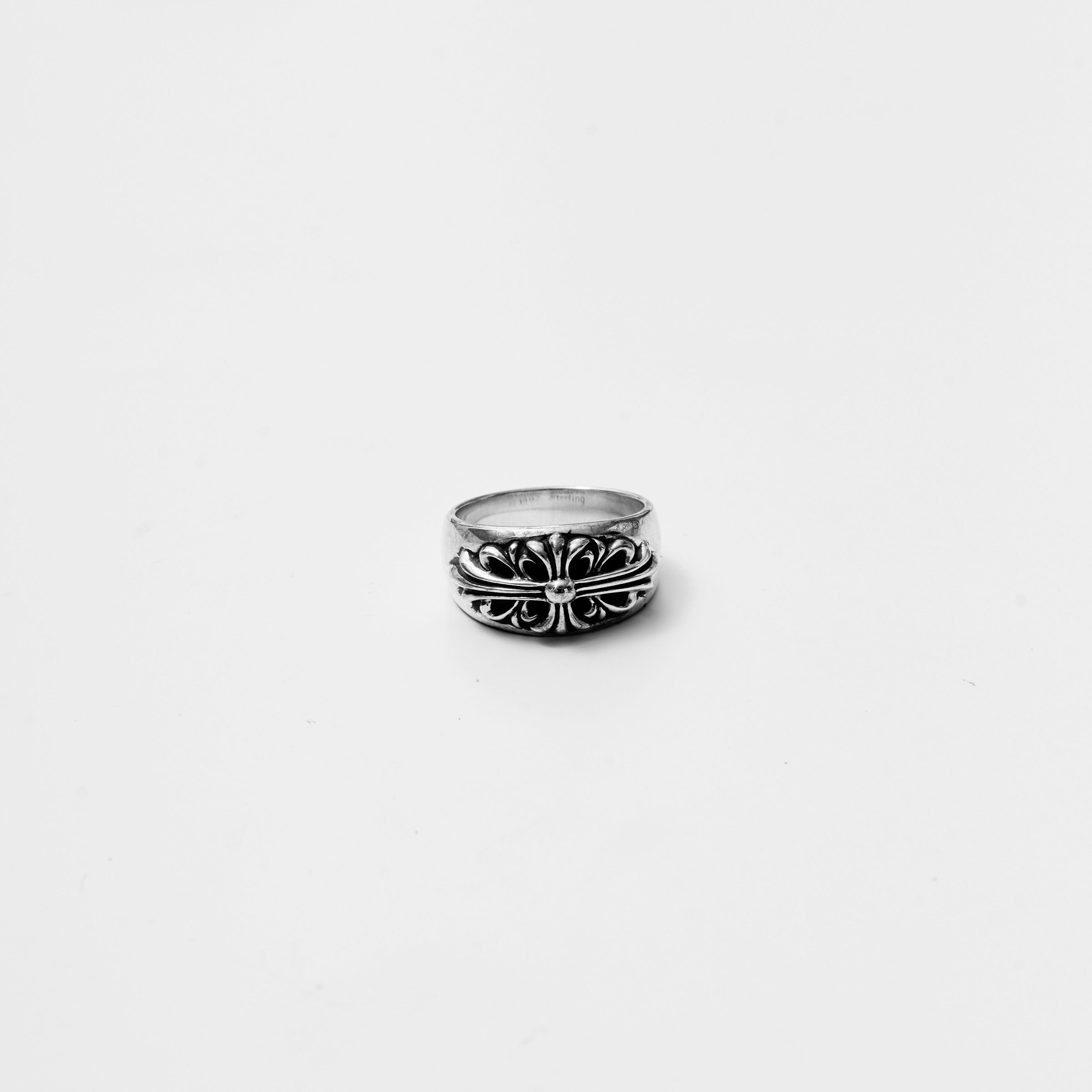 Chrome Hearts CHROME HEARTS FLORAL CROSS RING SILVER Size ONE SIZE - 1 Thumbnail