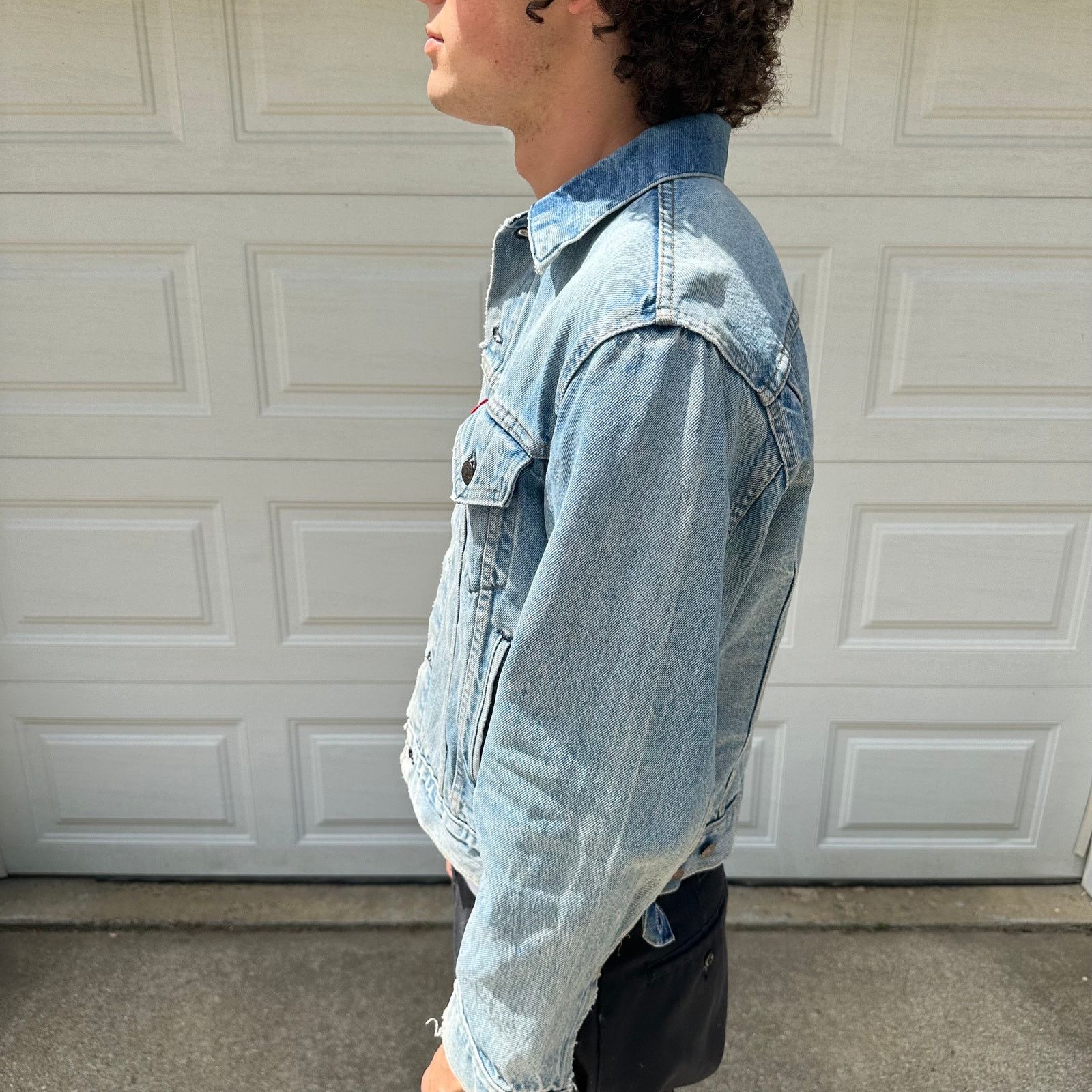 Levi's Vintage Mid-80s Men's Levi's Denim Trucker Jacket Size US M / EU 48-50 / 2 - 5 Thumbnail
