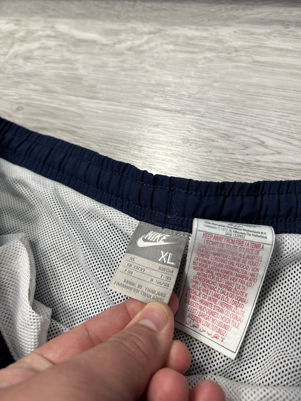Nike × Vintage Vintage Nike Track Shorts Embroidered Swoosh Logo Size US 36 / EU 52 - 8 Thumbnail