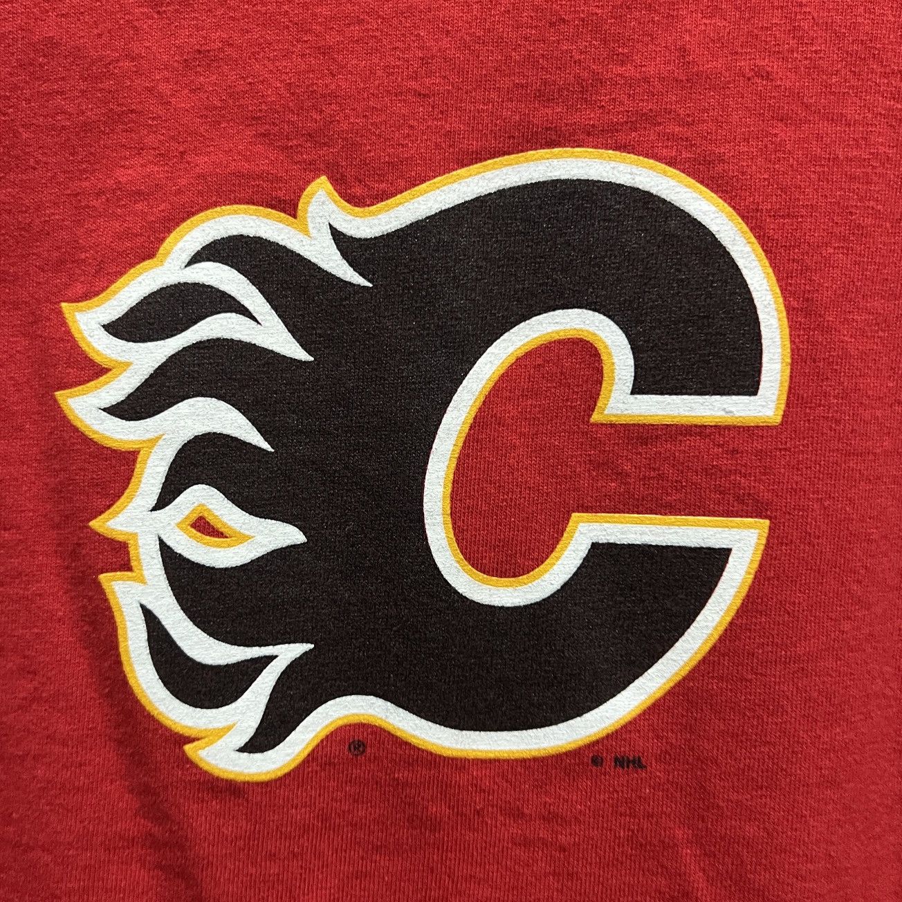 NHL y2k bulletin calgary flames ringer Size US S / EU 44-46 / 1 - 3 Thumbnail