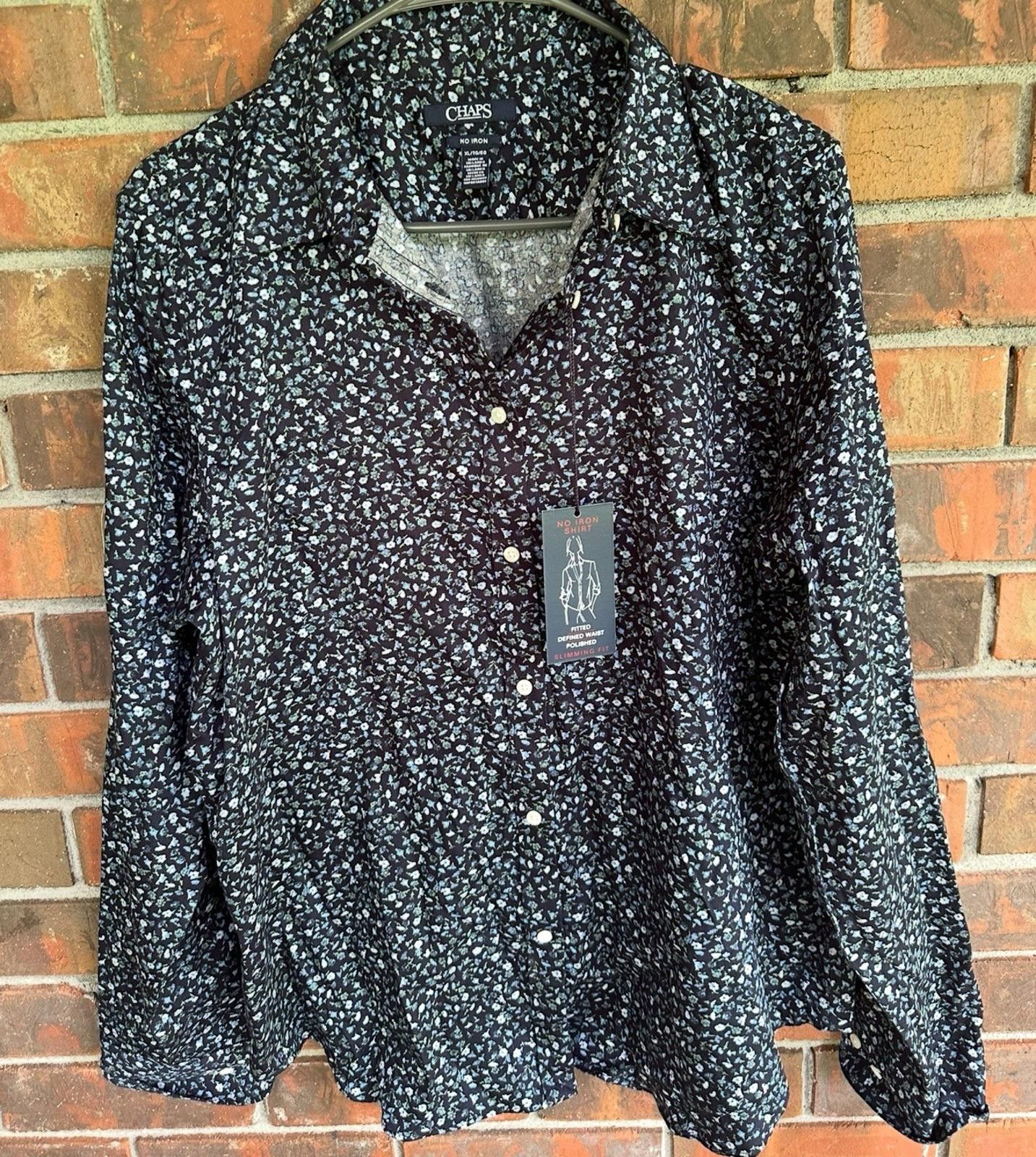 Chaps Chaps No Iron Button Down Women's Shirt Size xL Size XL / US 12-14 / IT 48-50 - 1 Thumbnail