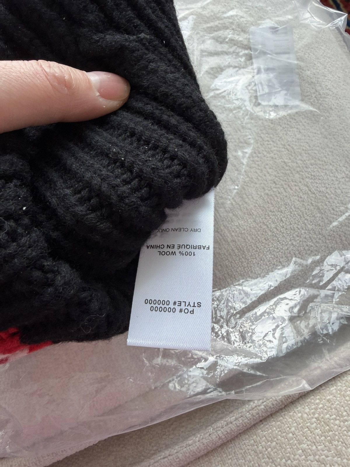 Bare Knuckles Bare Knuckles Beanie Black Red Stripe OS Size ONE SIZE - 4 Thumbnail