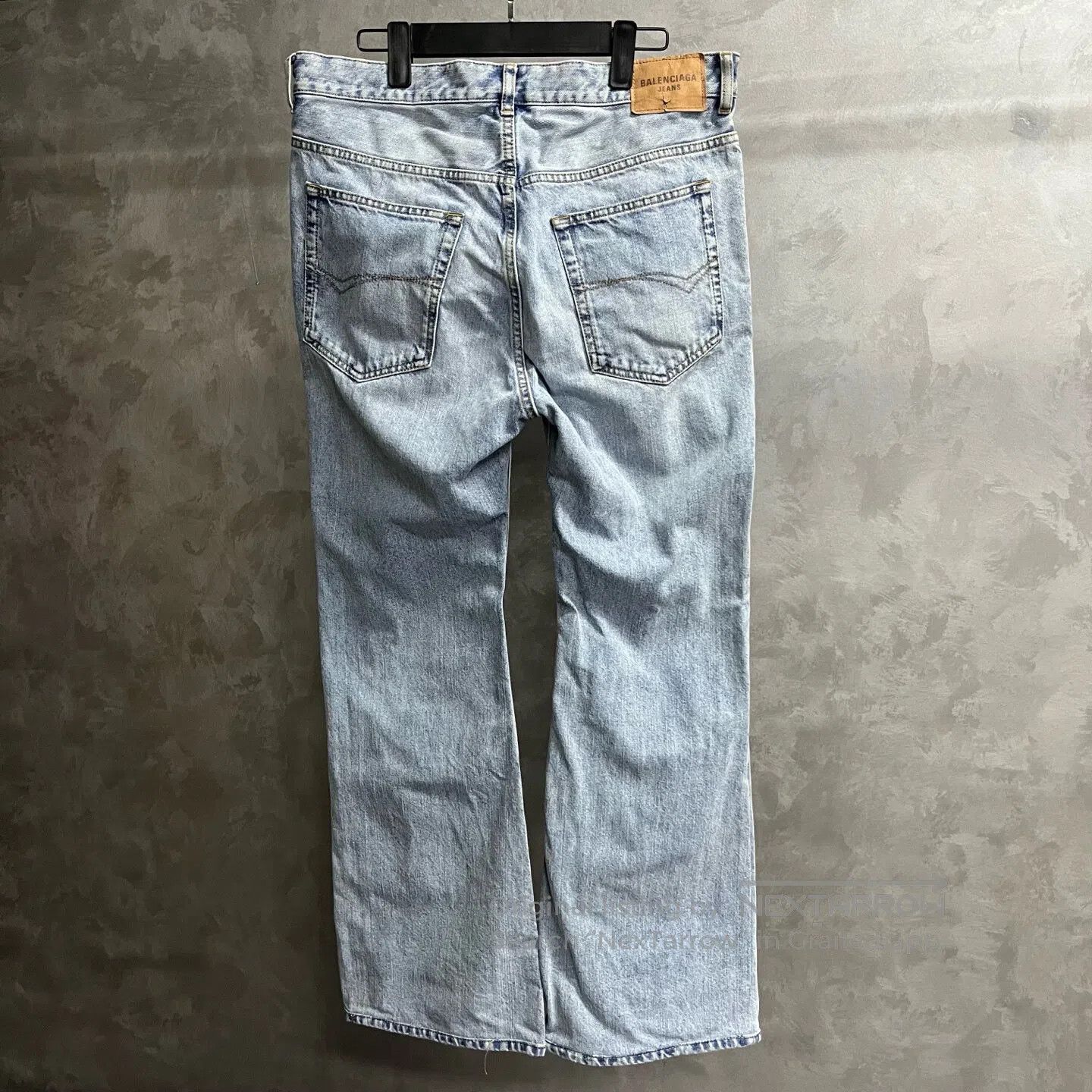Balenciaga Balenciaga size s Light blue solid-colored zipper jeans| Size 26" / US 2 / IT 38 - 5 Thumbnail