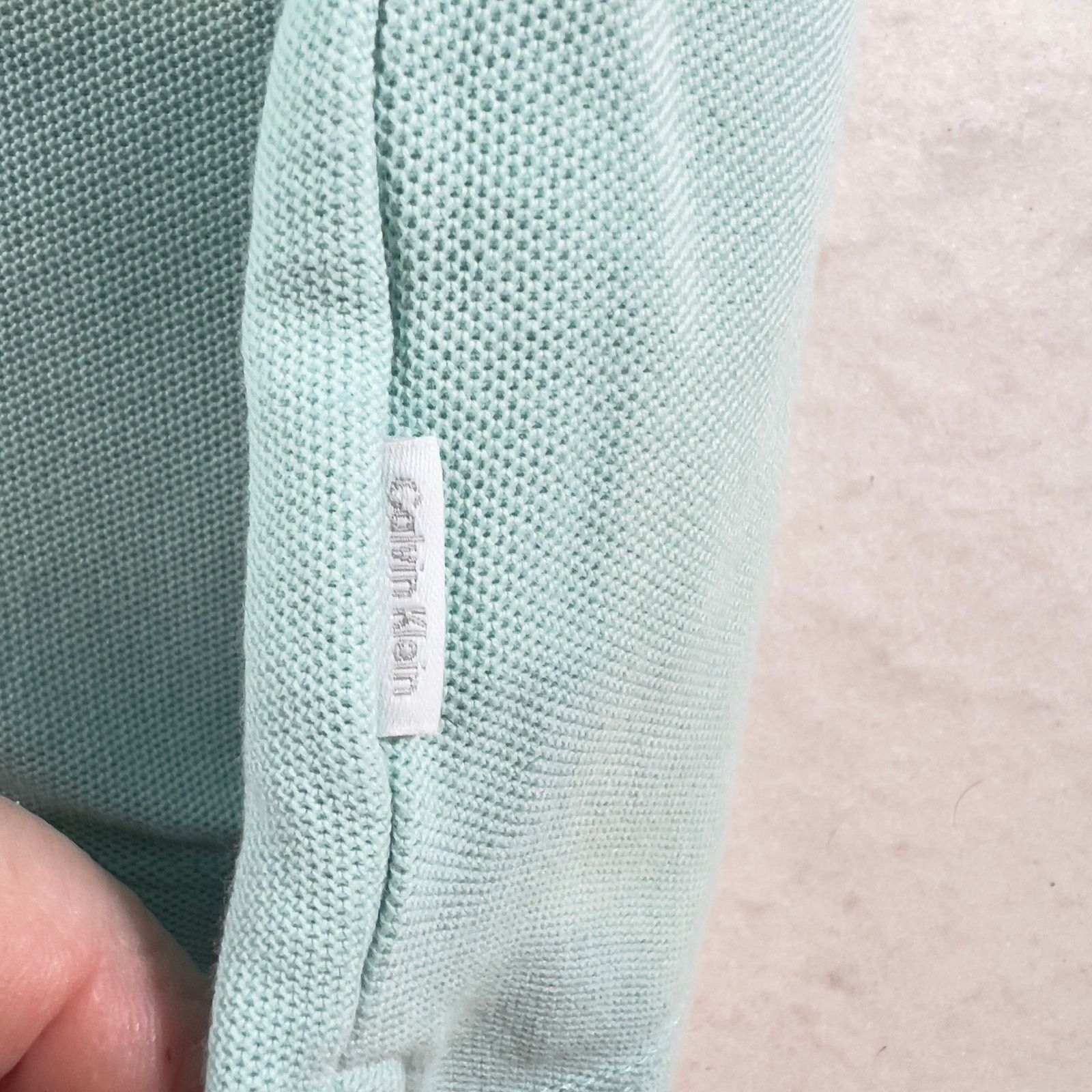 Calvin Klein Calvin Klein Polo Shirt Men XXL Cotton Mint Green Pockets Size US XXL / EU 58 / 5 - 6 Thumbnail
