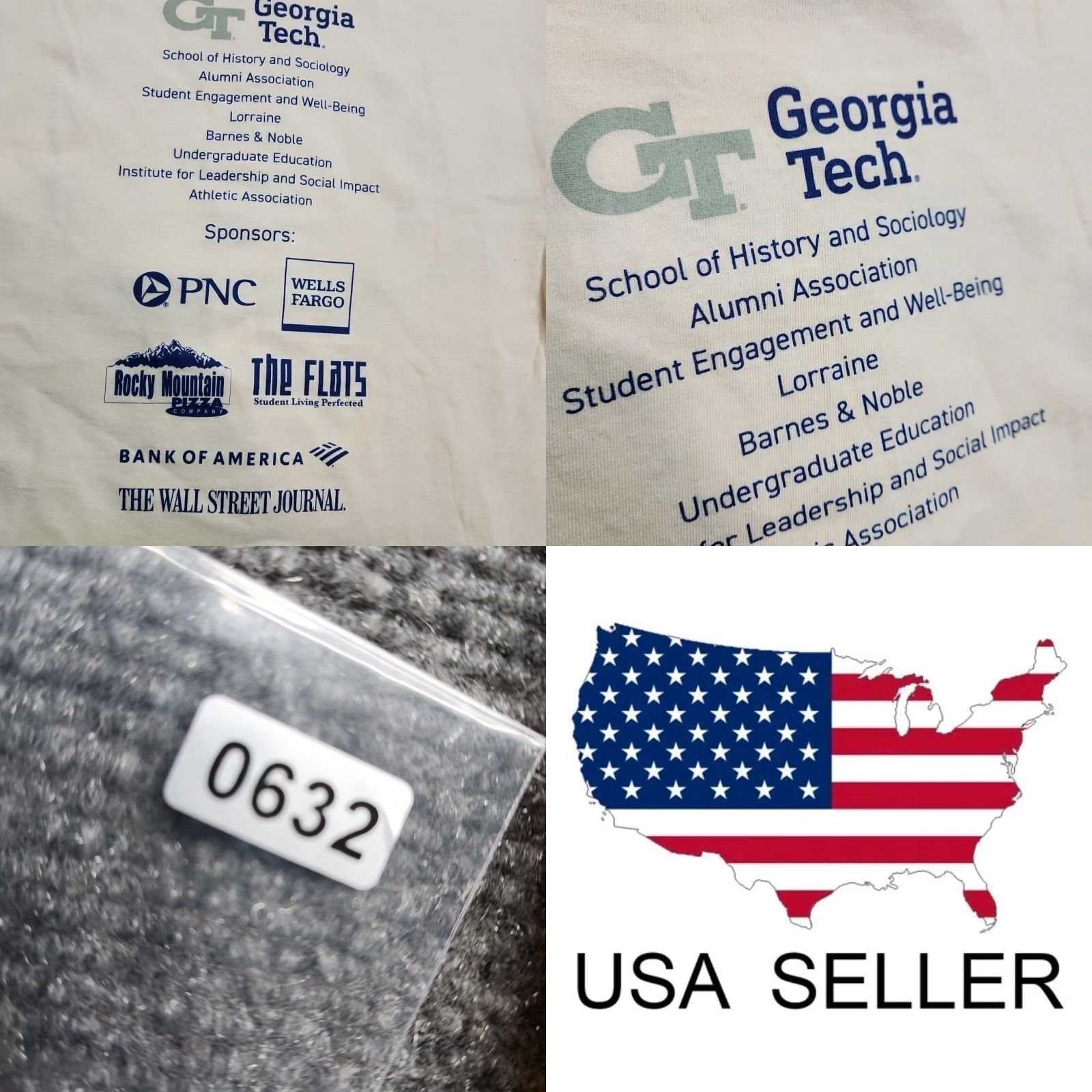 Vintage VINTAGE Georgia Tech Ramblin' Wreck T-shirt Gold Medium Yellow Jackets Print Graphic Shirt Regular Men Size US M / EU 48-50 / 2 - 9 Thumbnail