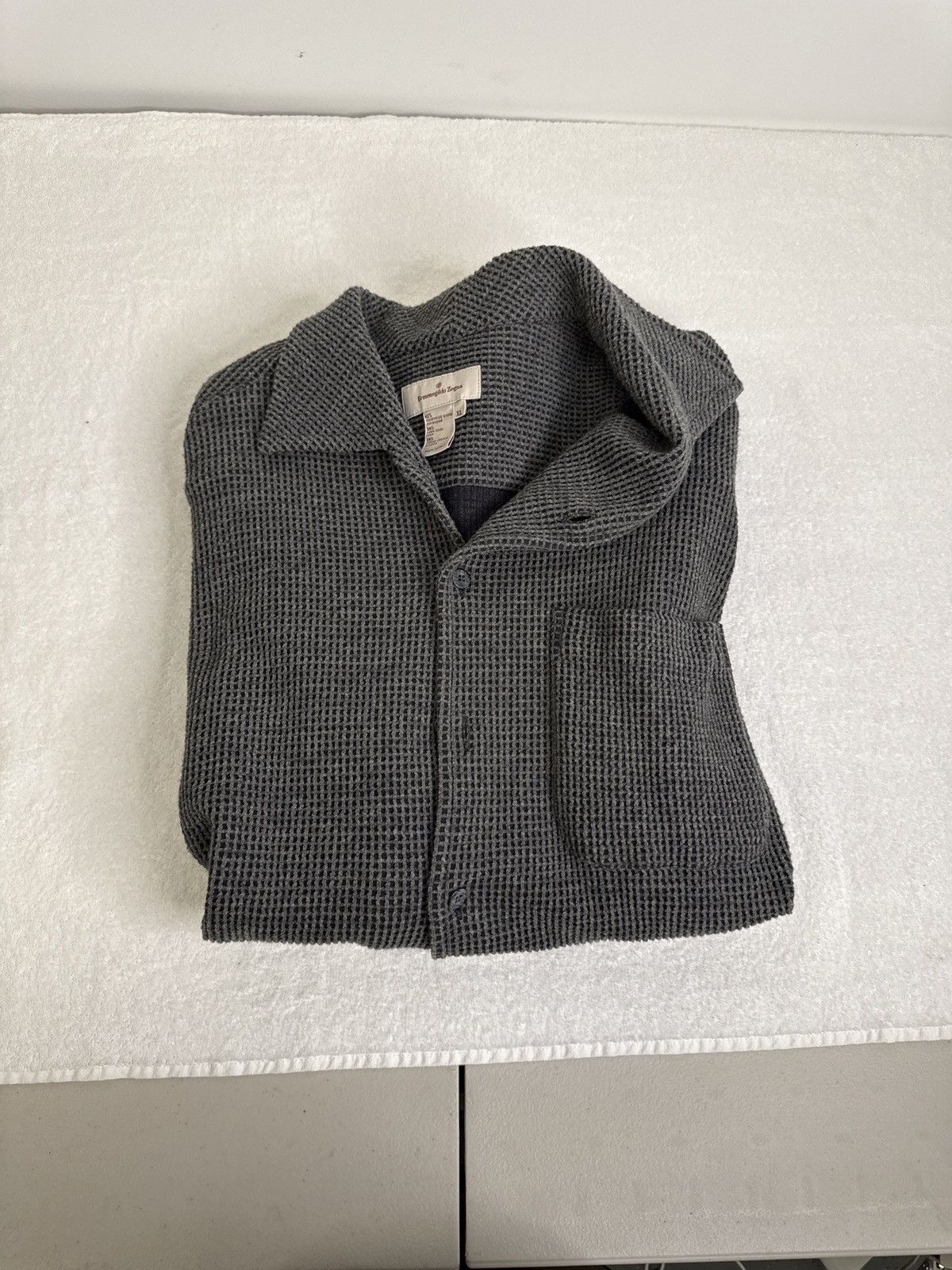 Ermenegildo Zegna Grey Buttondown