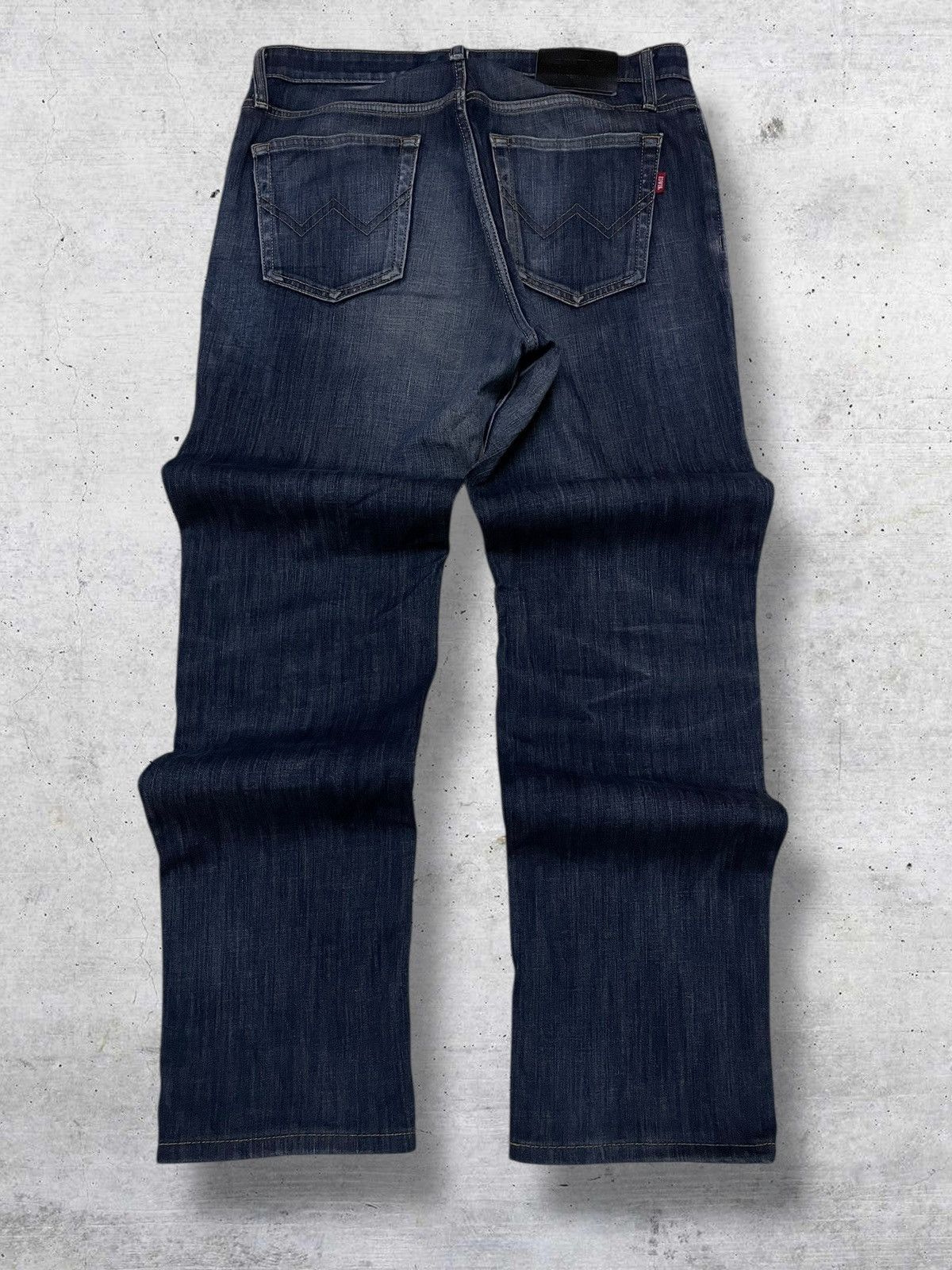 Edwin VINTAGE EDWIN DESIGNER 90S JAPAN INDIGO 403 STRAIGHT DENIM Size US 31 - 8 Thumbnail