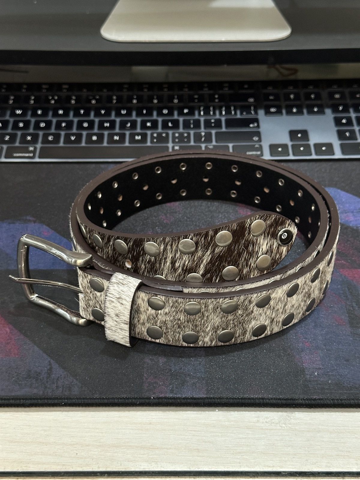 Stussy Stussy Pony Hair Animal Print Belt | Grailed