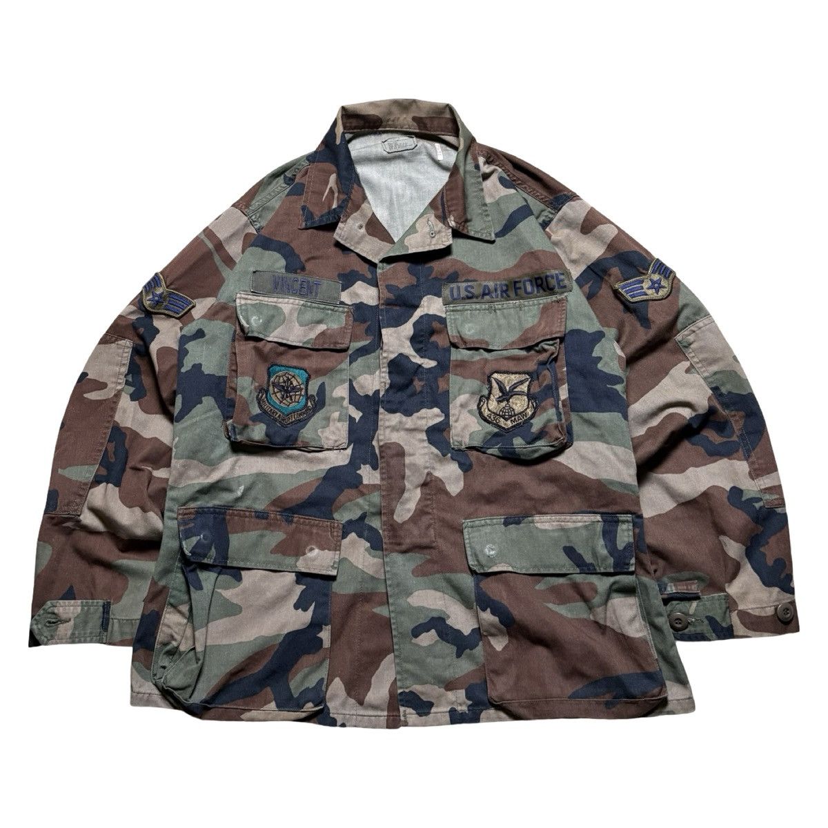 Other US Air Force Patches Small Short Woodland Camo BDU Jacket Size US S / EU 44-46 / 1 - 1 Thumbnail